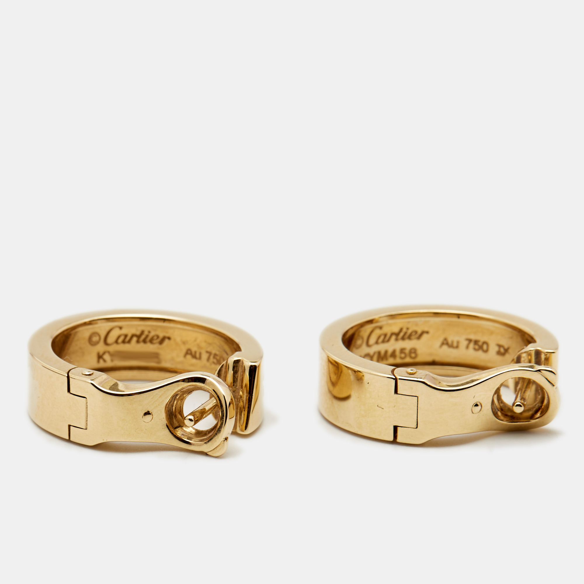 

Cartier Love 18k Yellow Gold Hoop Earrings