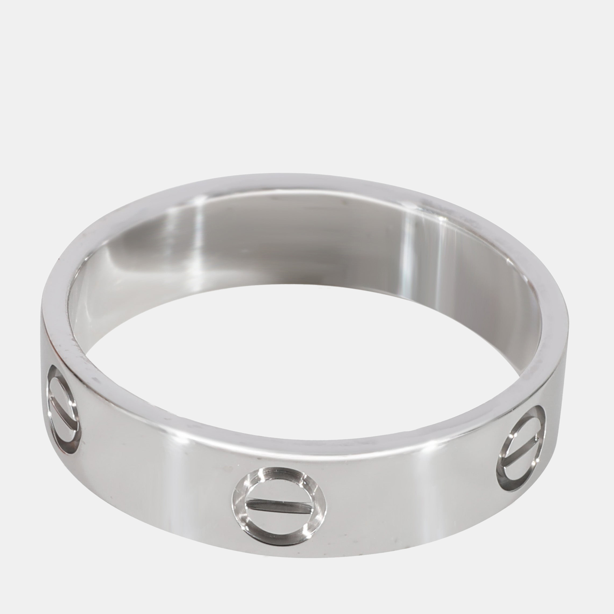 

Cartier Love Ring in 18k White Gold Ring Size