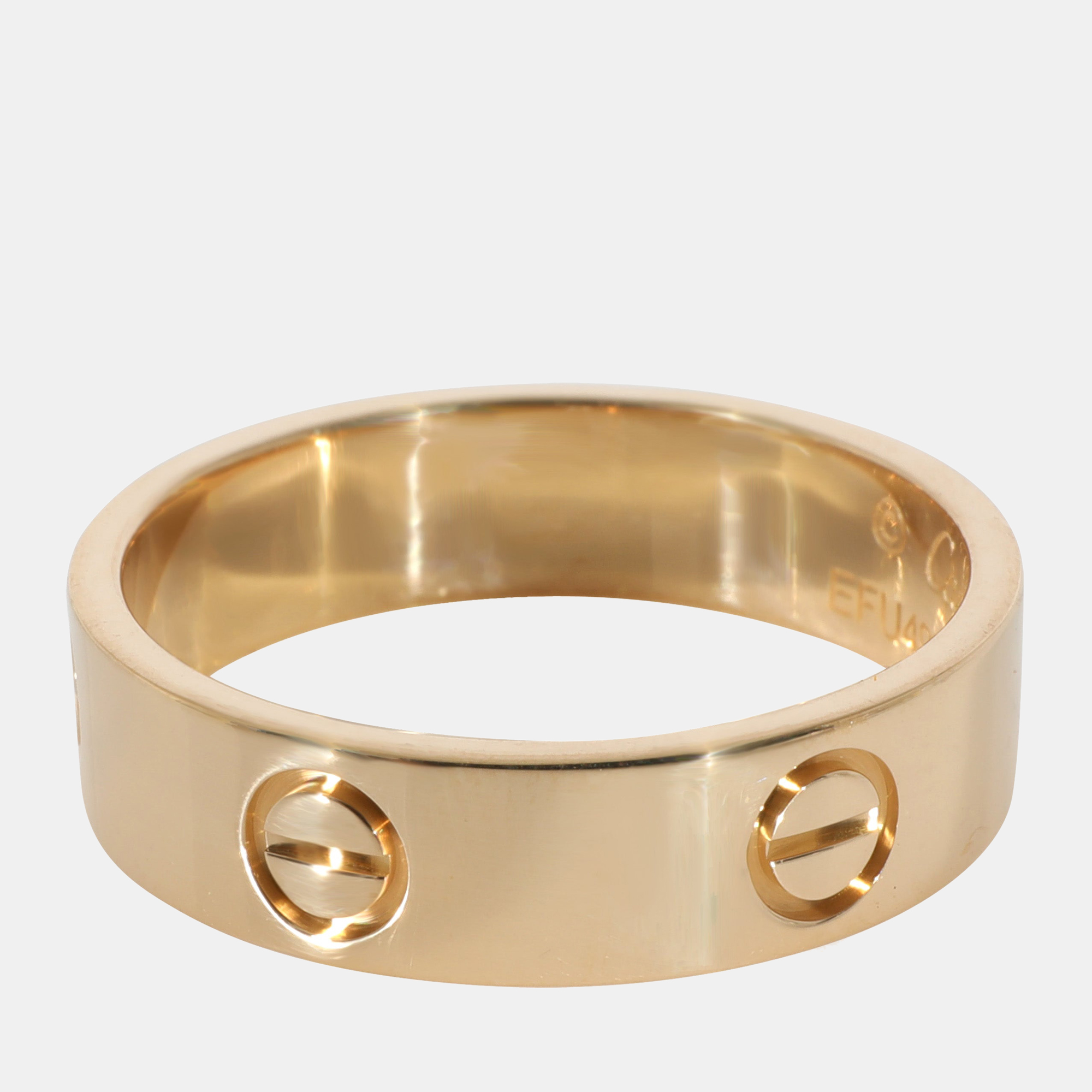 

Cartier Love Ring in 18k Yellow Gold Ring Size