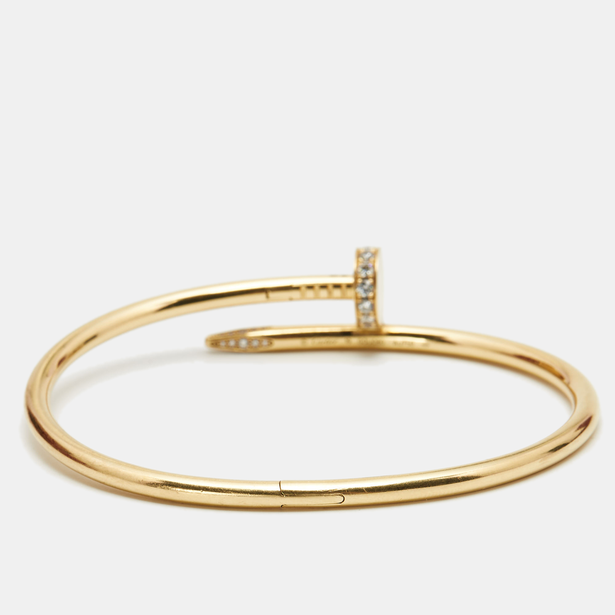 

Cartier Juste Un Clou Diamond 18k Yellow Gold Bracelet 19
