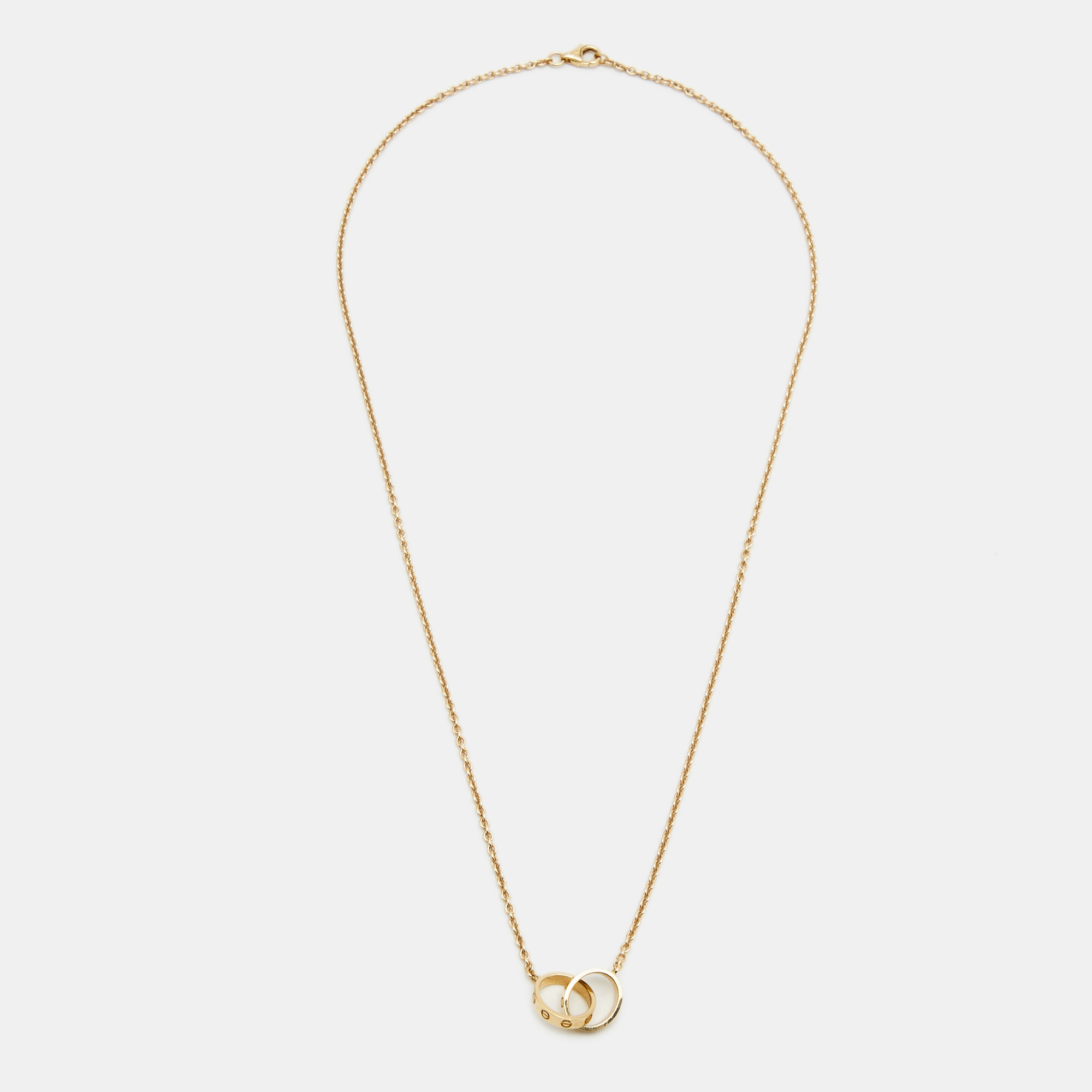 

Cartier Love Interlocking Loops 18k Yellow Gold Chain Necklace