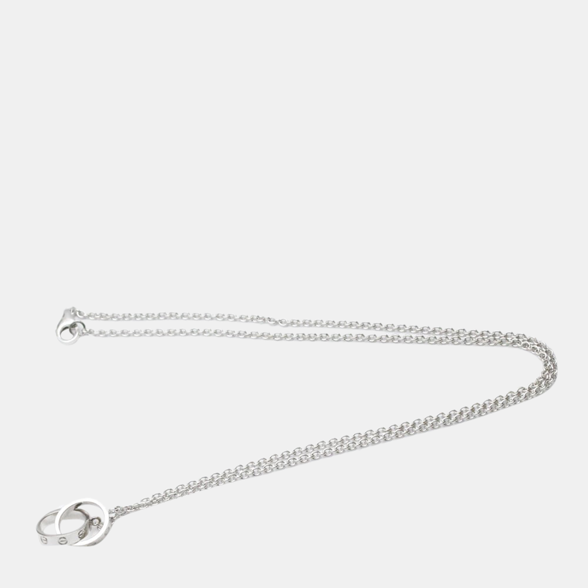 

Cartier Love 18K White Gold Necklace