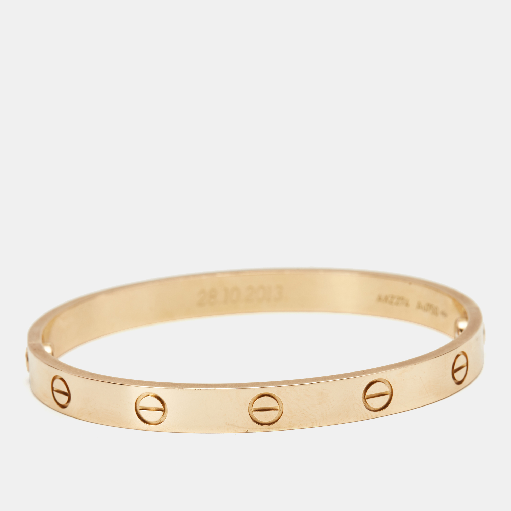 

Cartier Love 18k Rose Gold Bracelet 17