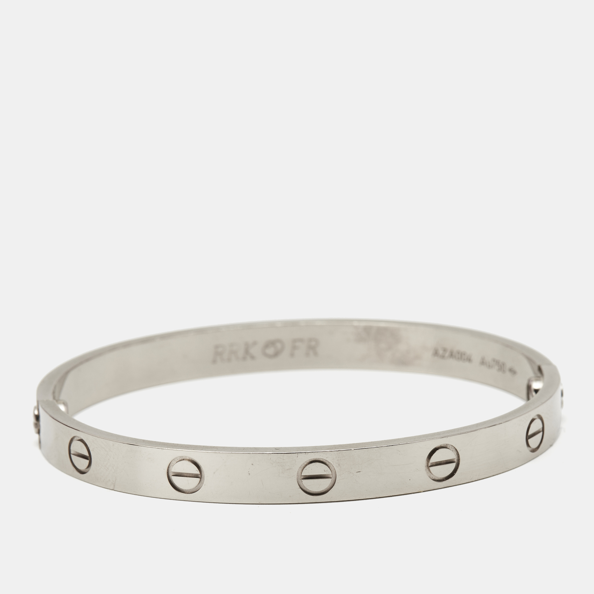

Cartier Love 18k White Gold Bracelet 17