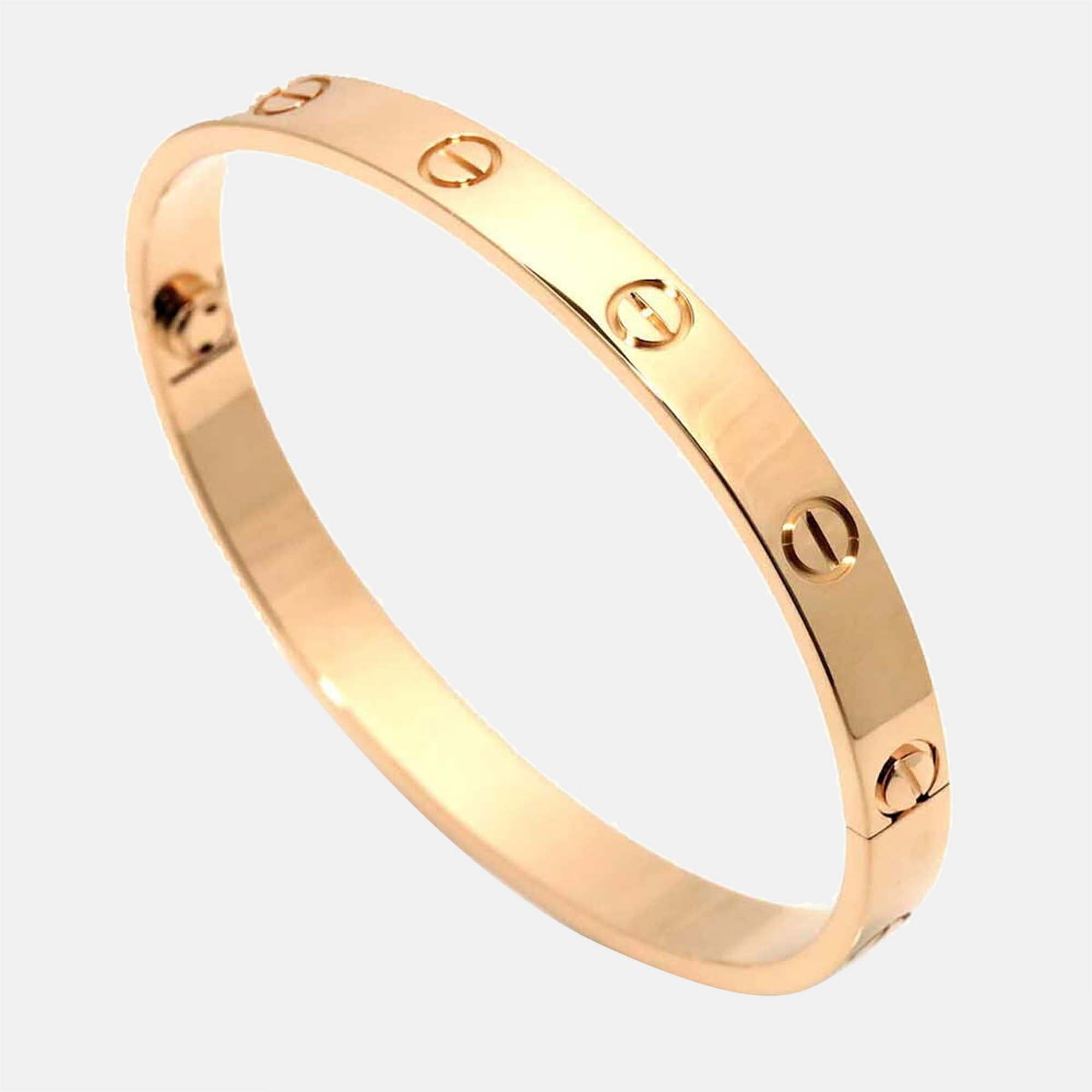 

Cartier Love 18K Rose Gold Bracelet 17