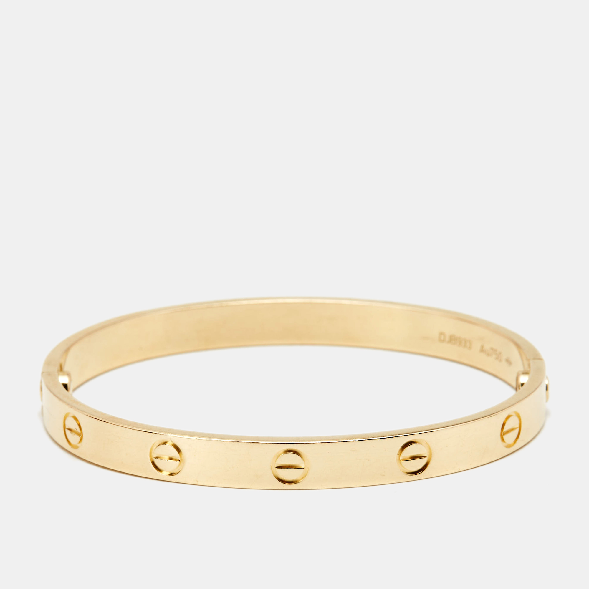 

Cartier Love 18k Yellow Gold Bracelet 17