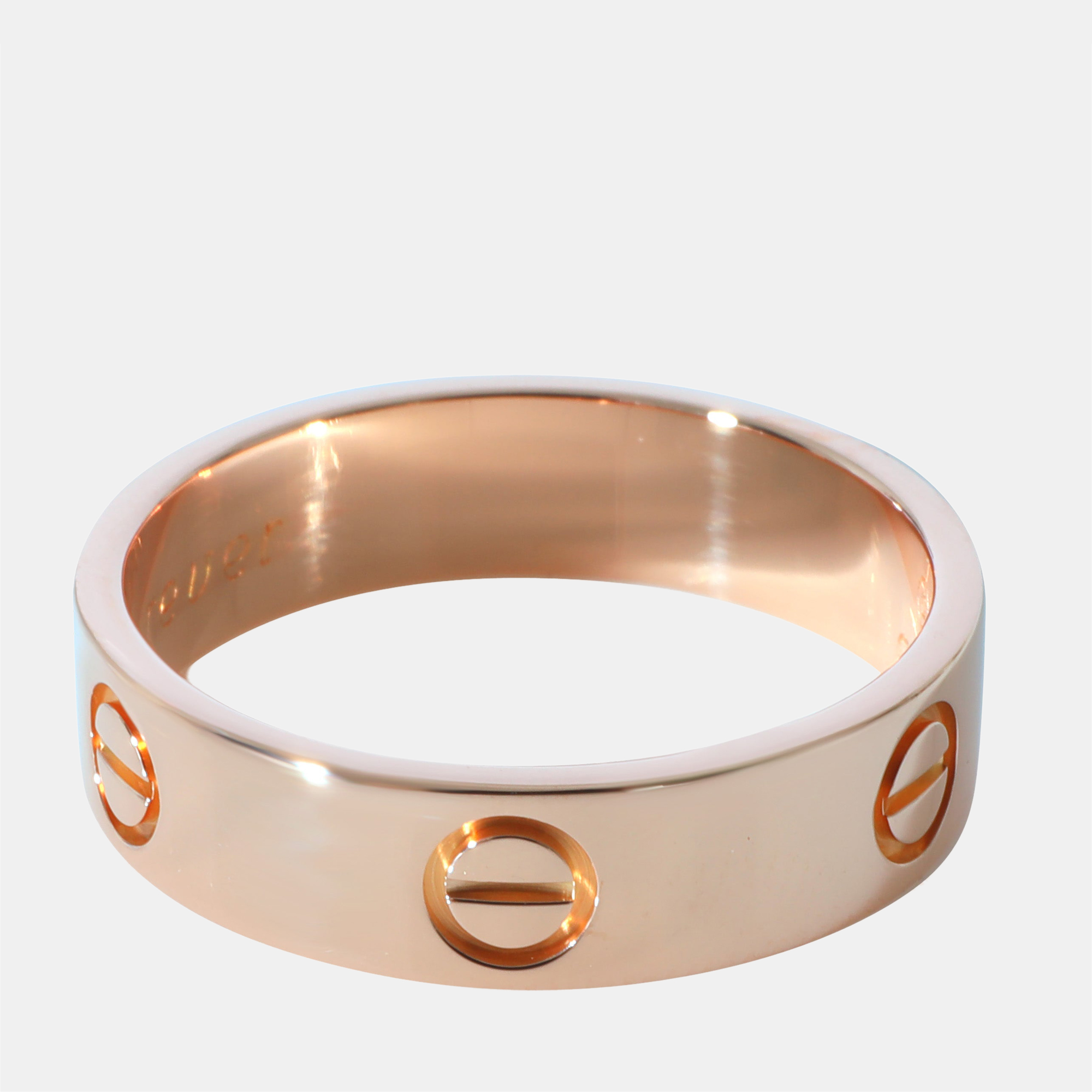 

Cartier Love Ring in 18k Rose Gold Ring Size US 9.5