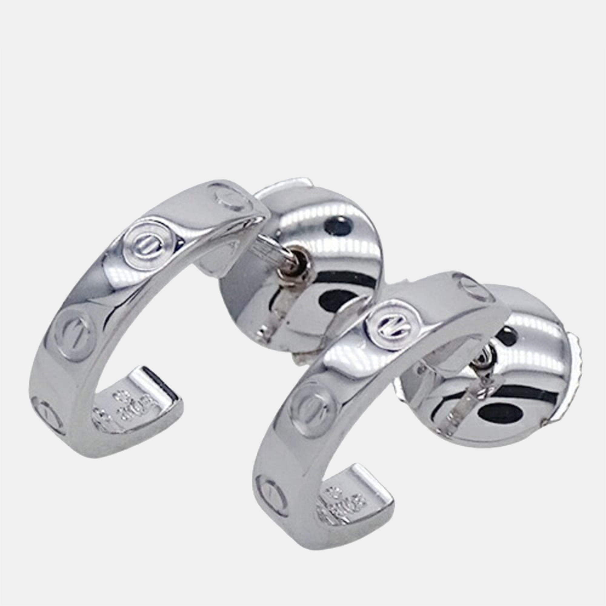 

Cartier Love 18K White Gold Earrings