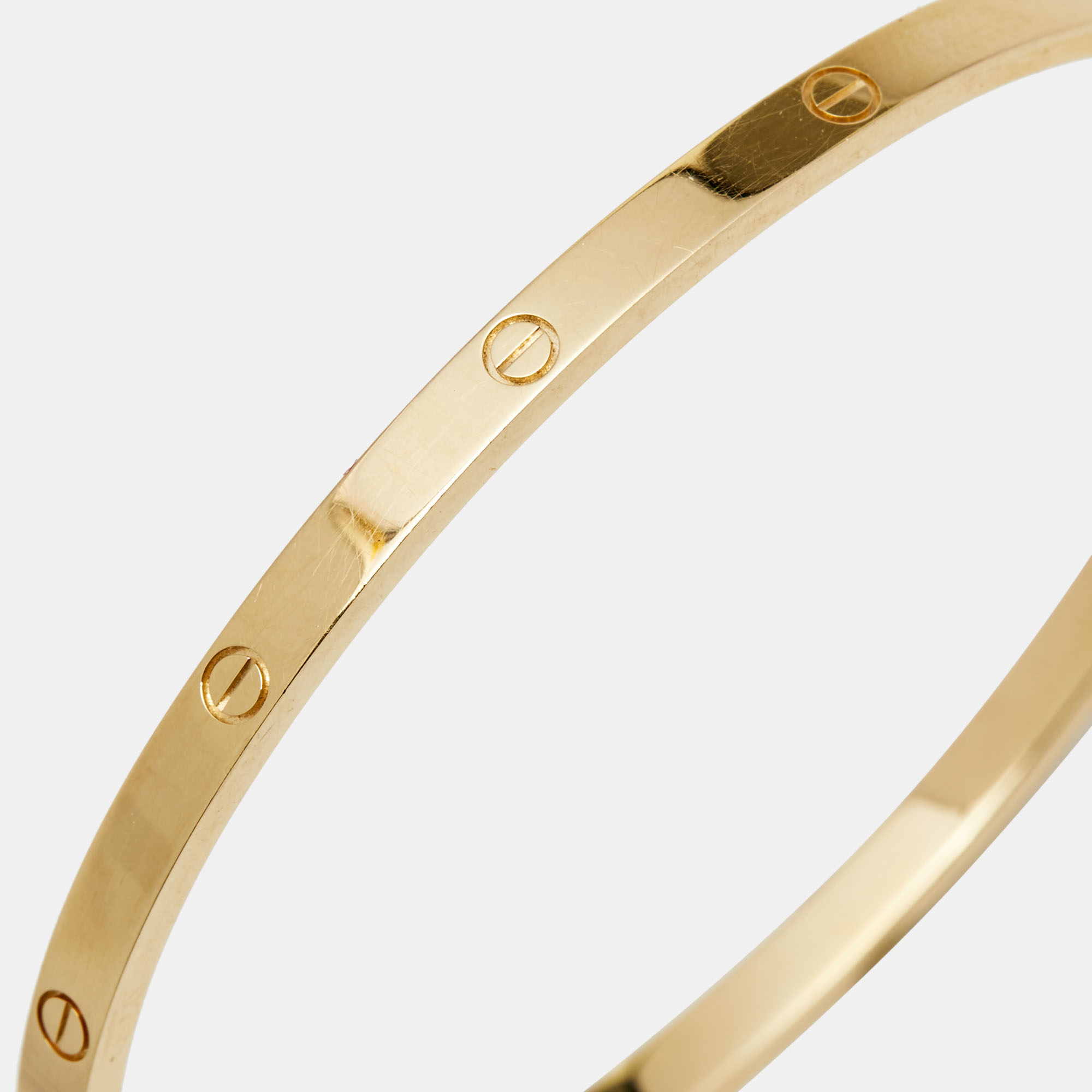 

Cartier Love 18k Yellow Gold Small Model Bracelet 19