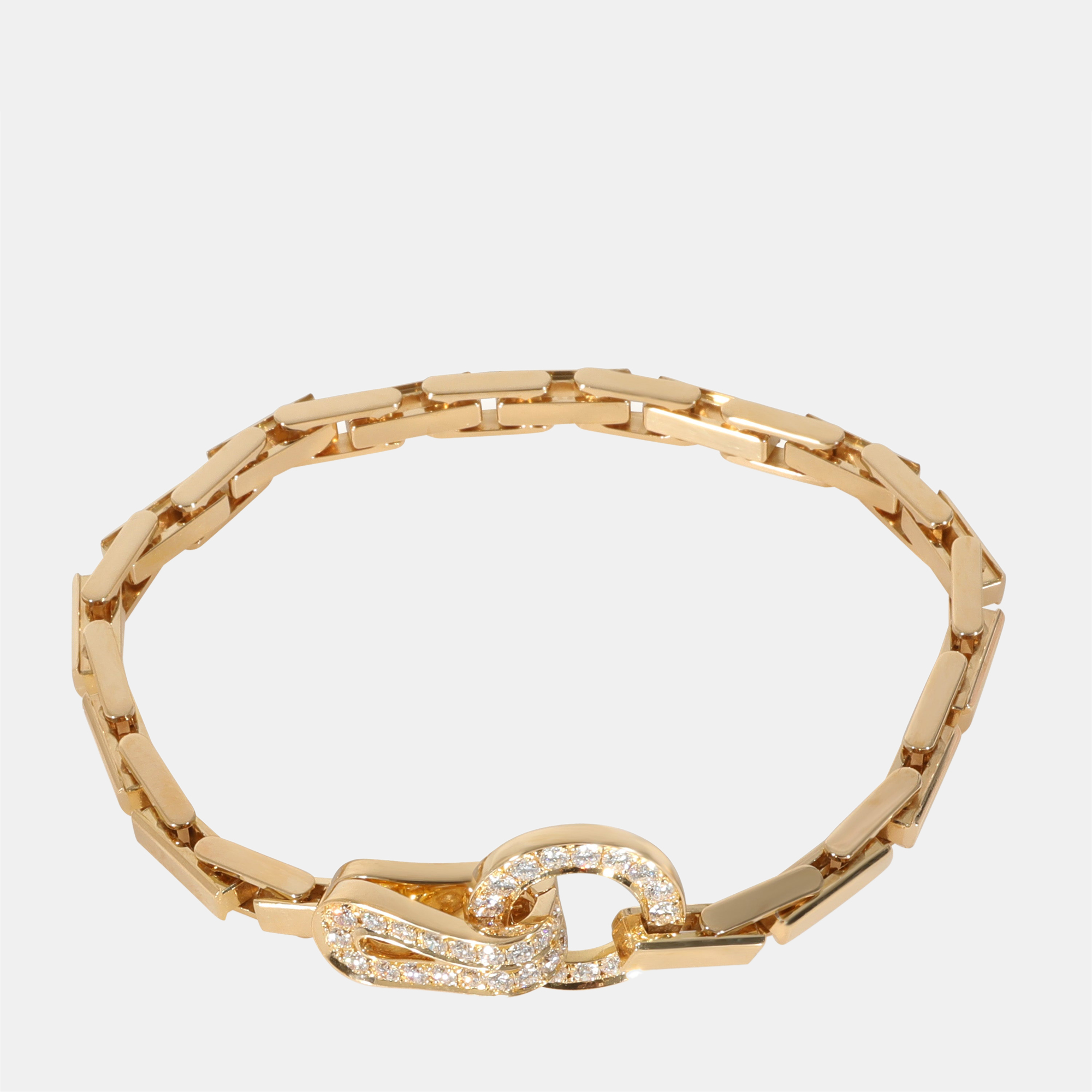 

Cartier Agrafe Diamond Bracelet in 18k Yellow Gold 1.13 CTW