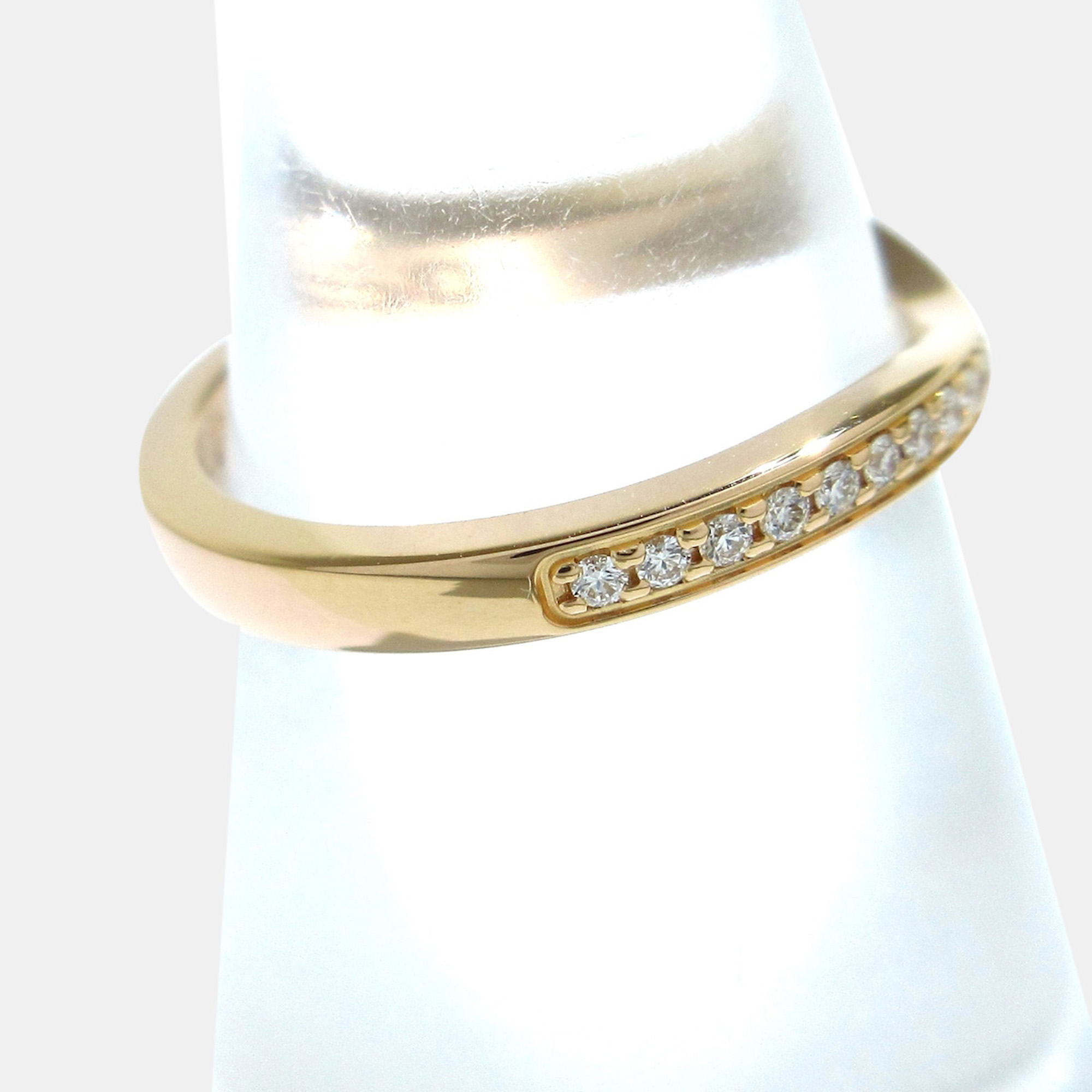 

Cartier Ballerine 18K Yellow Gold Diamond Ring EU 47