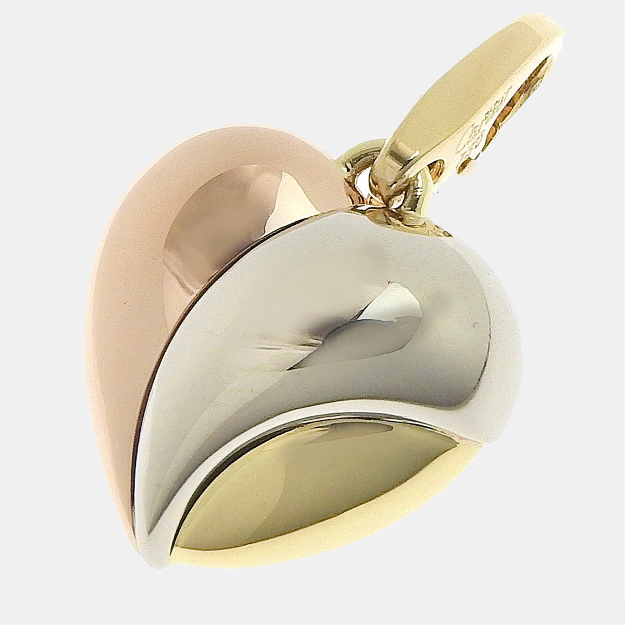 

Cartier Trinity Heart 18K Yellow Rose and White Gold Charms and Pendants