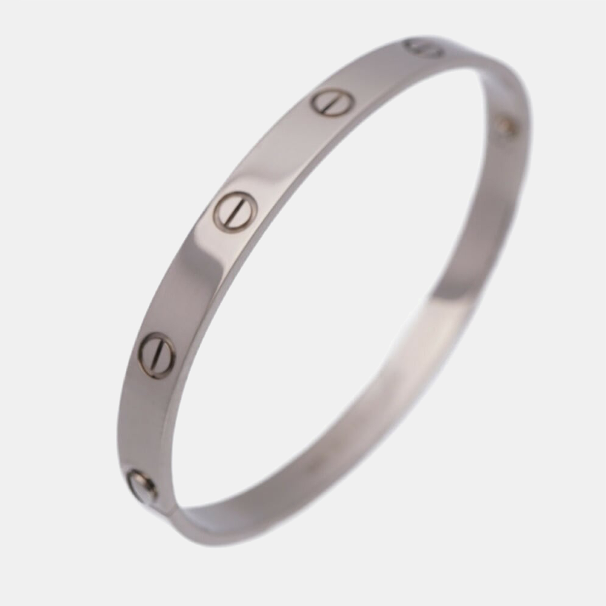 

Cartier Love 18K White Gold Bracelet 19
