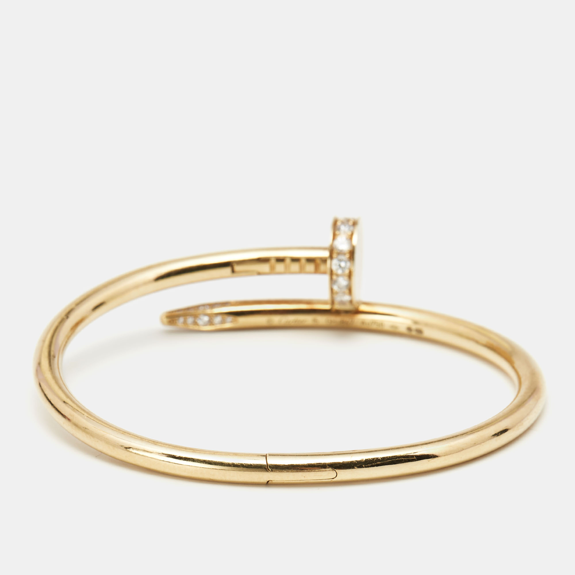 

Cartier Juste Un Clou Diamond 18k Yellow Gold Bracelet 15
