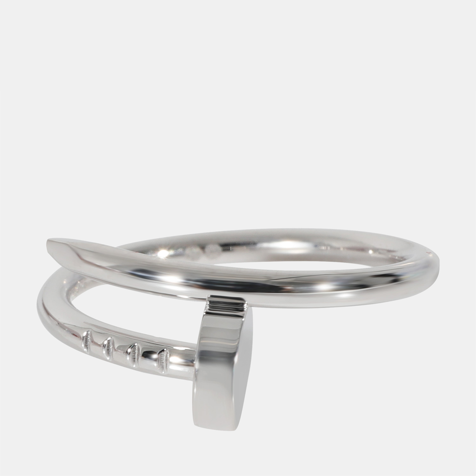 

Cartier Juste Un Clou Ring, Small Model in 8k White Gold Ring Size