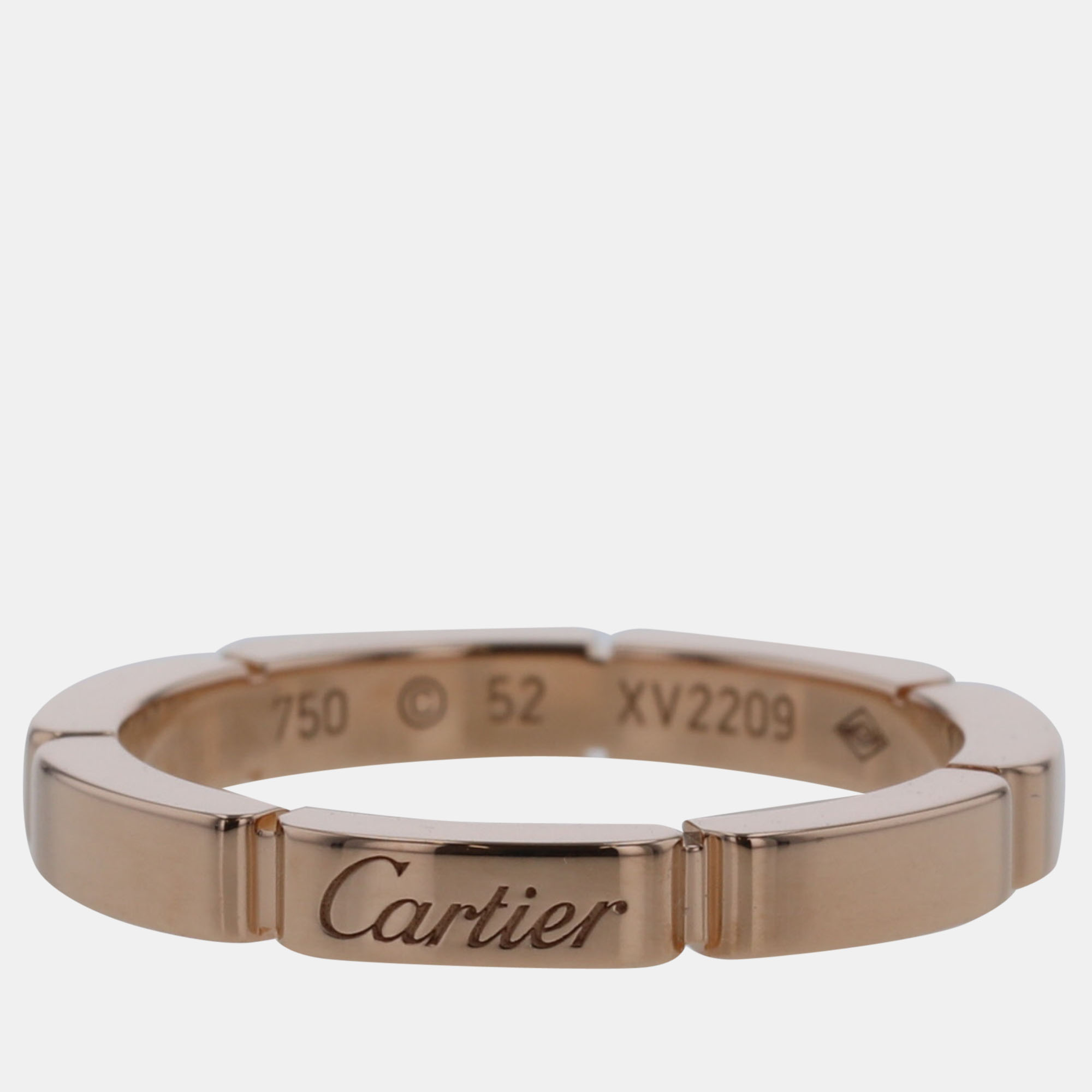 

Cartier Maillon Panthere 18K Rose Gold Ring EU 52