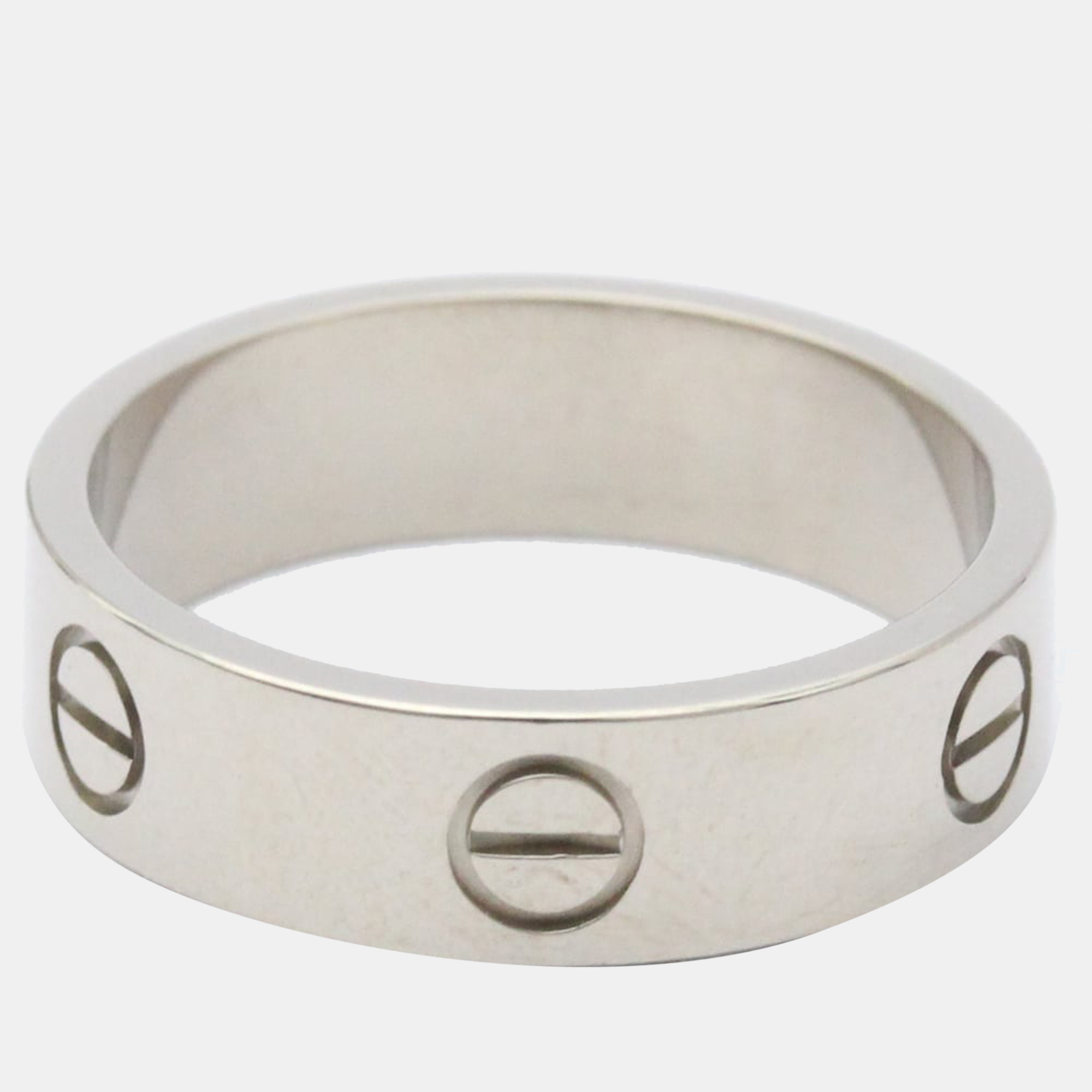 

Cartier Love 18K White Gold Ring EU 60