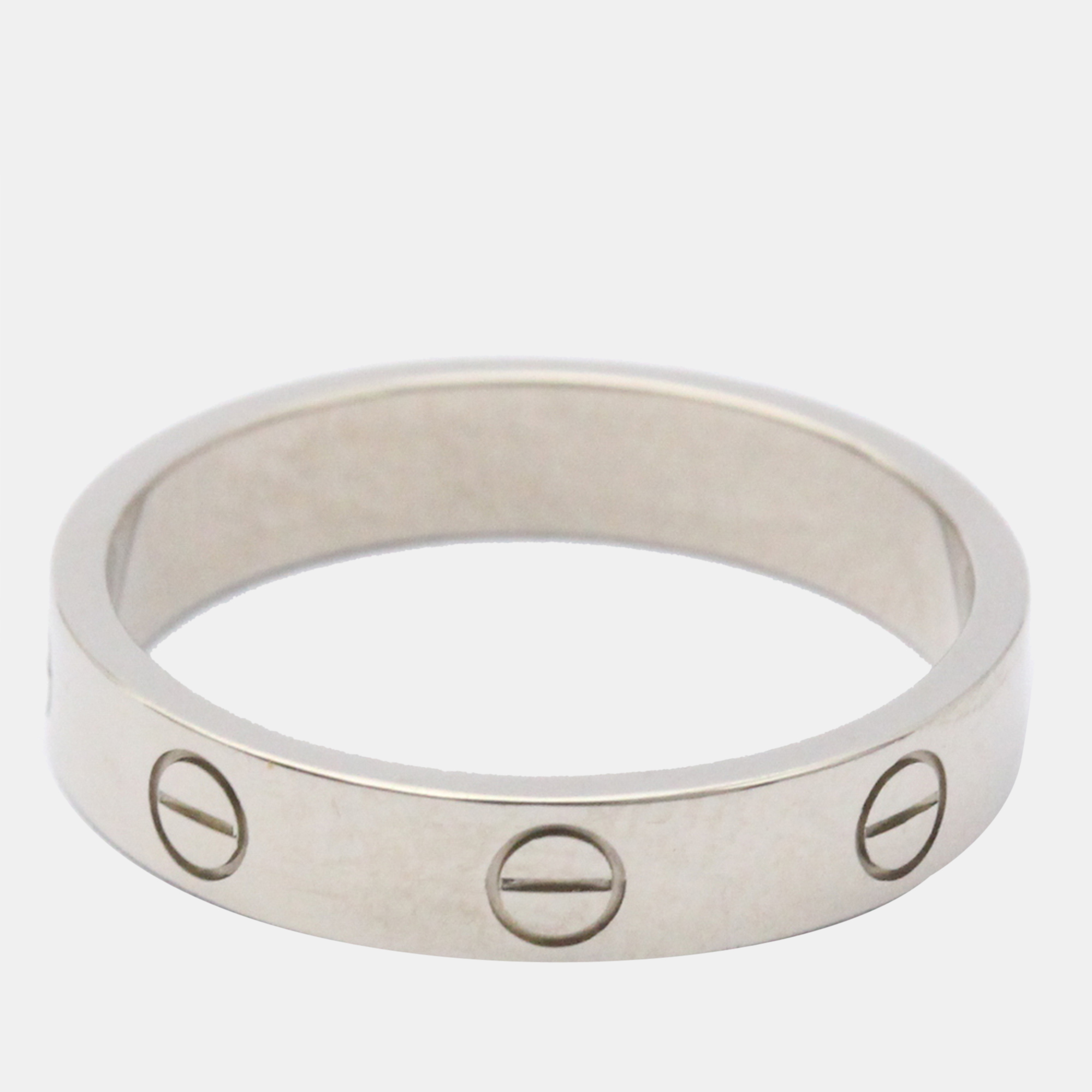 

Cartier Love 18K White Gold Ring EU 57