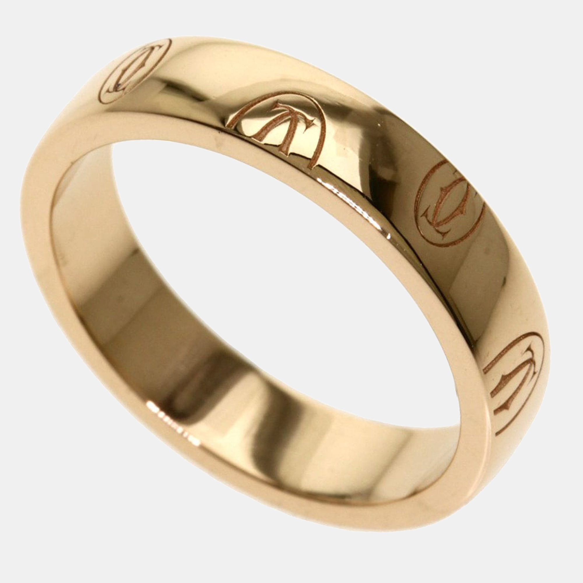 

Cartier Logo de Cartier 18K Rose Gold Ring EU 48