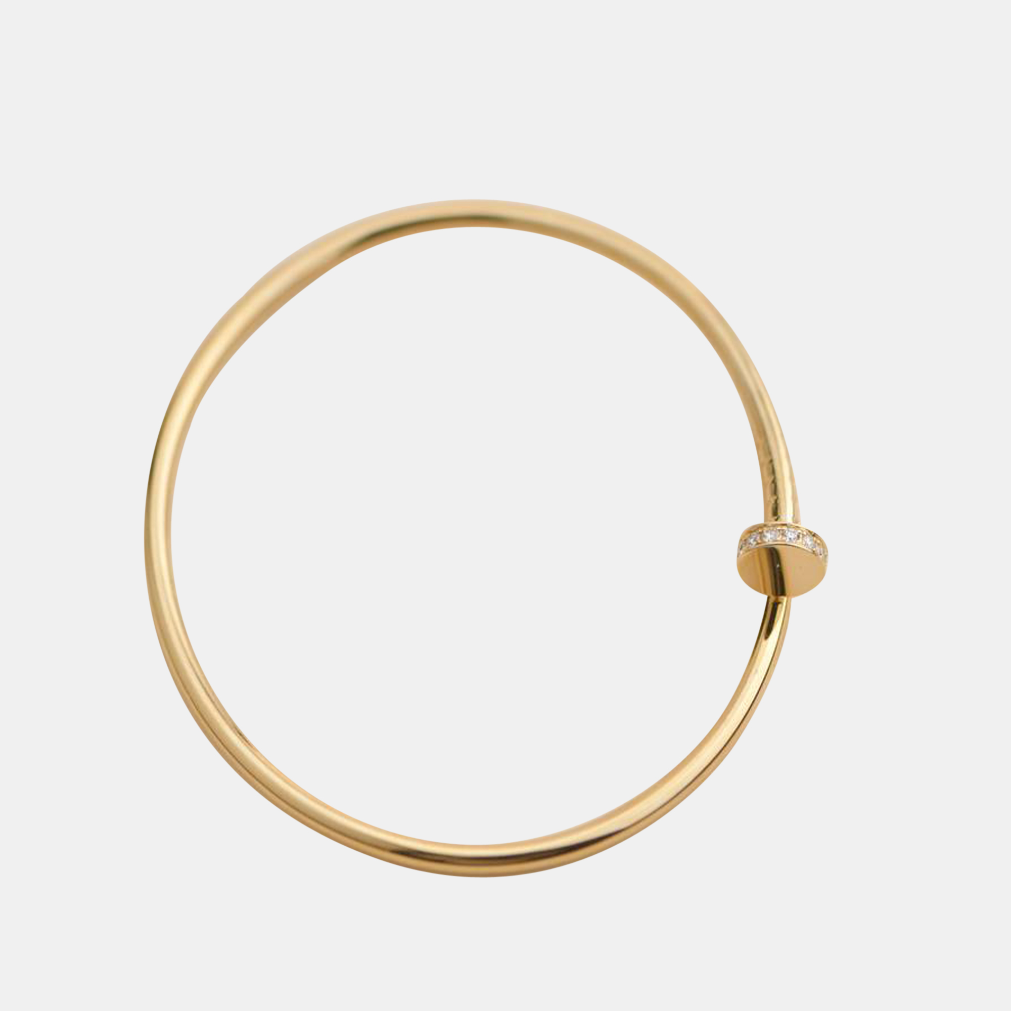 

Cartier Juste Un Clou Diamond Bracelet Yellow Gold Size