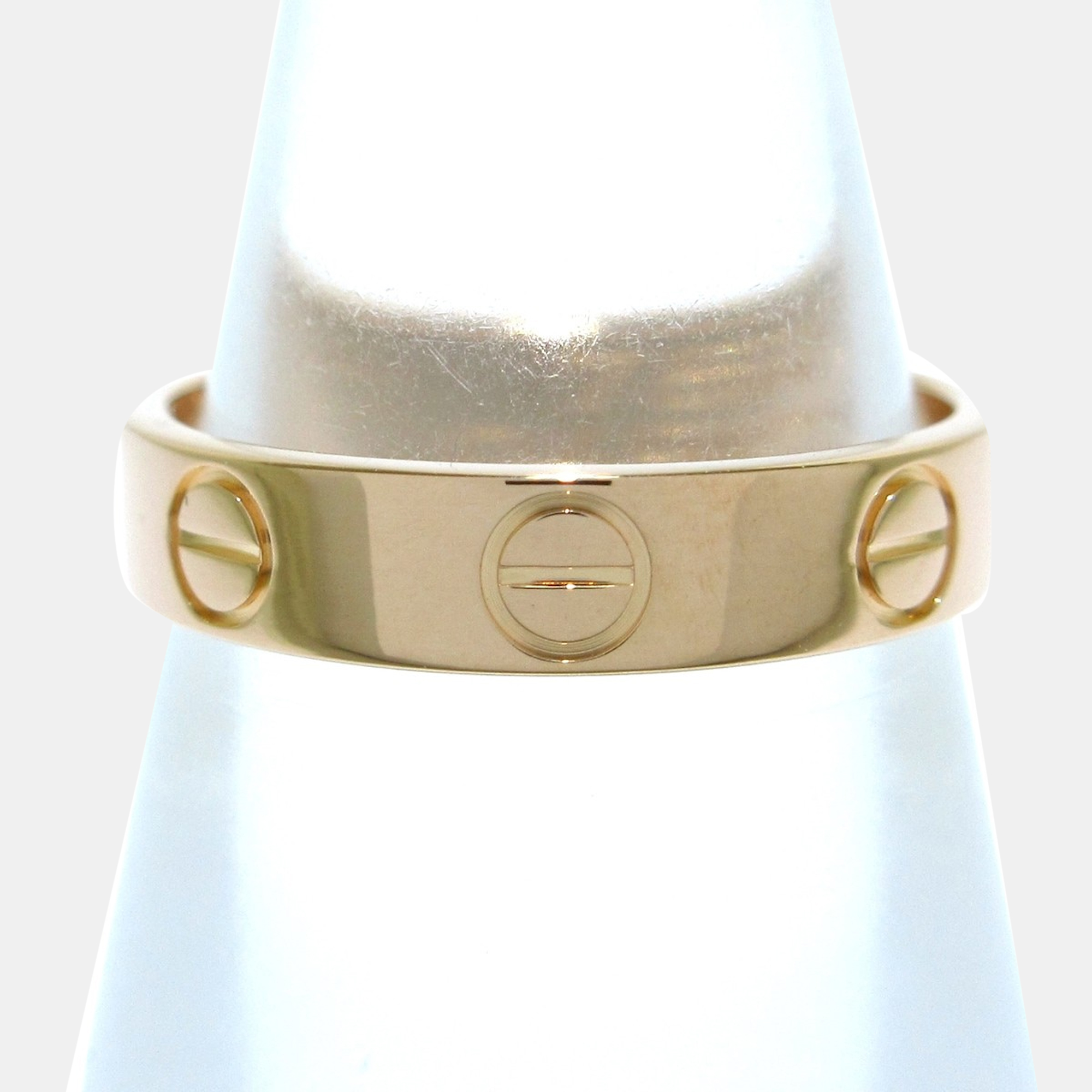 

Cartier Love 18K Rose Gold Ring EU 48