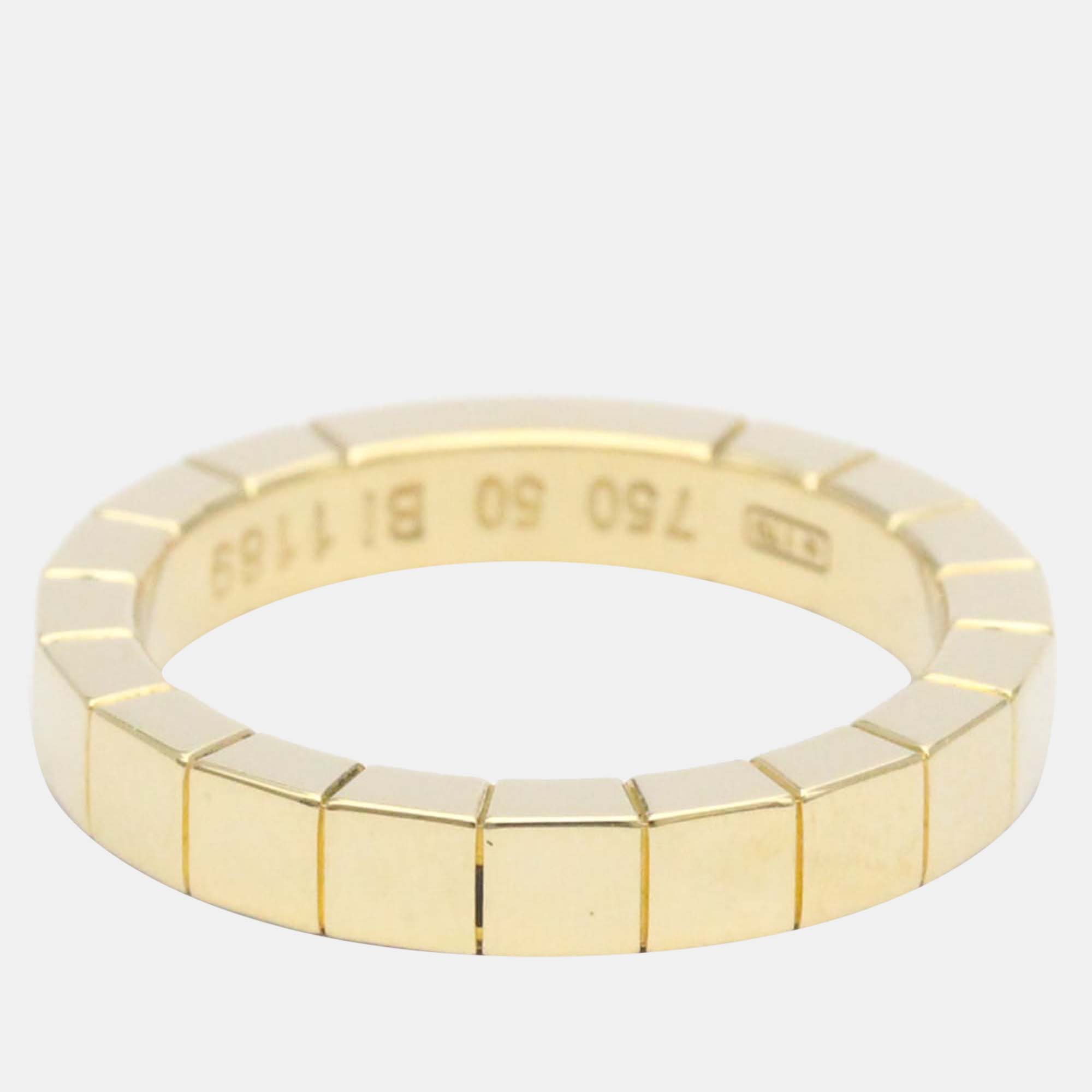 

Cartier Lanieres 18K Yellow Gold Ring EU 50