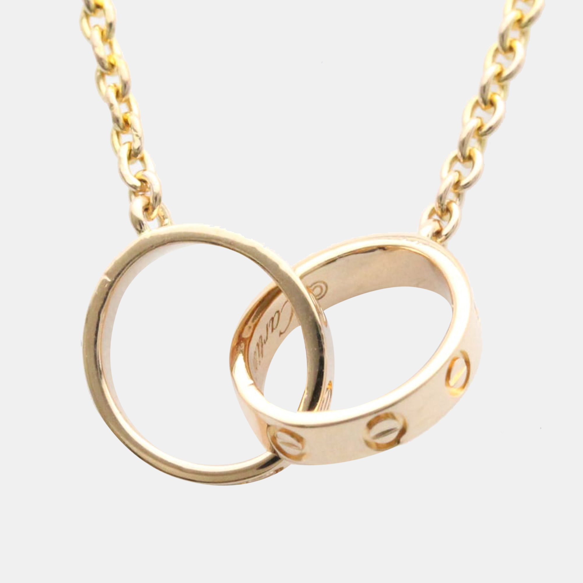 Pre-owned Cartier Love 18k Rose Gold Necklace | ModeSens