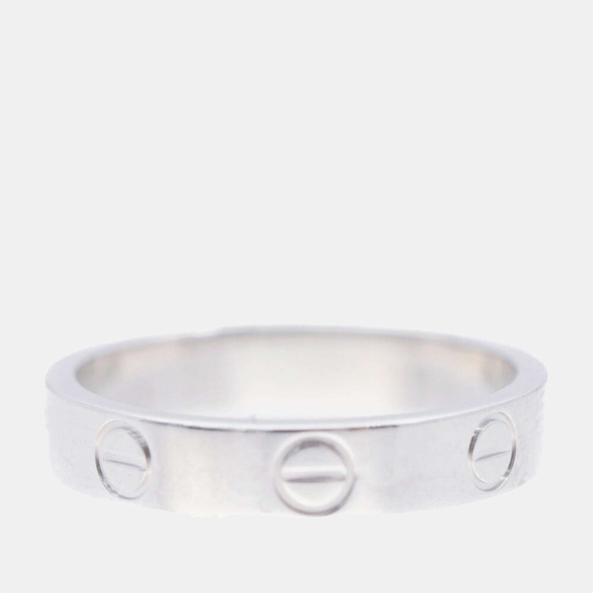 

Cartier Love 18K White Gold Ring EU 52