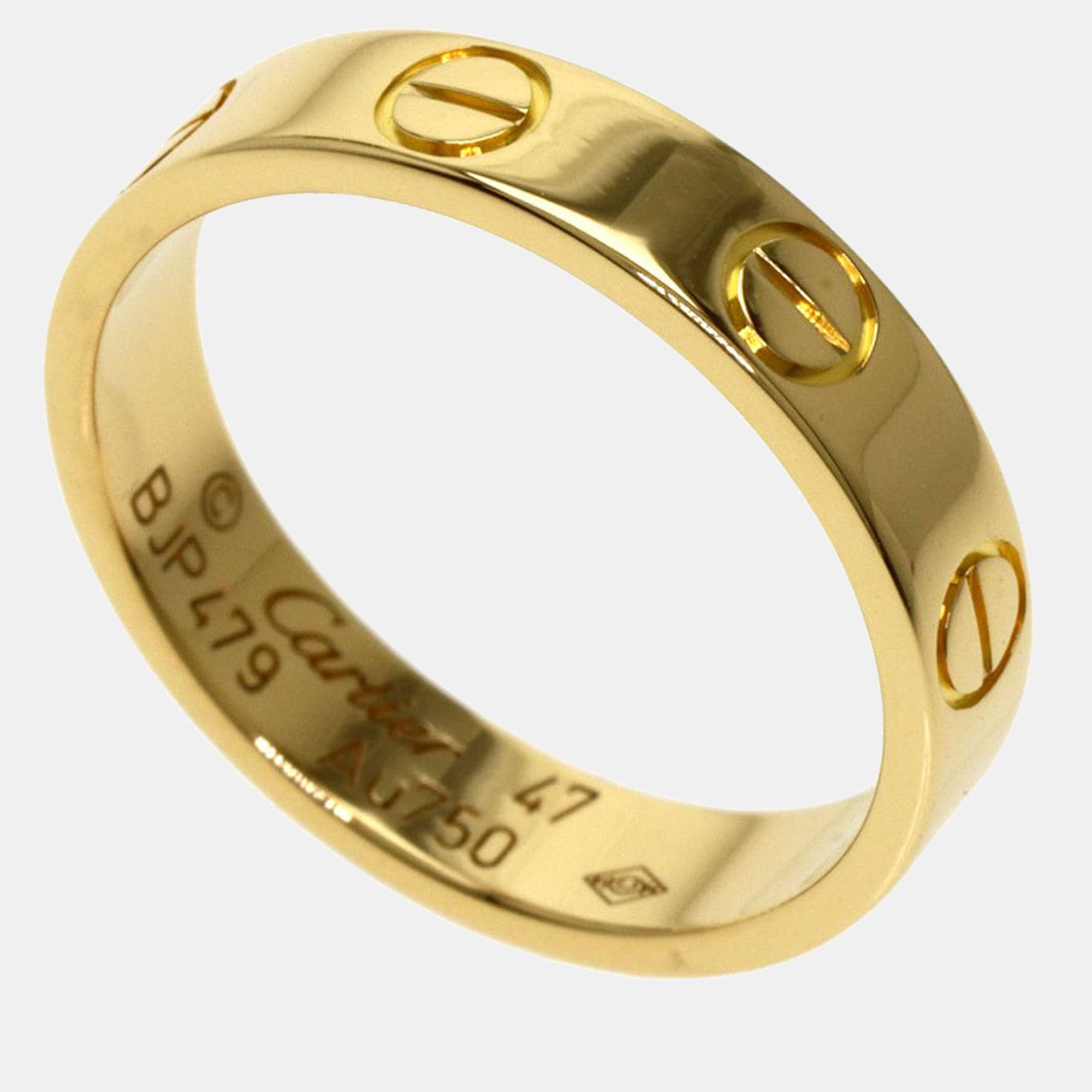 

Cartier Love 18K Yellow Gold Ring EU 47