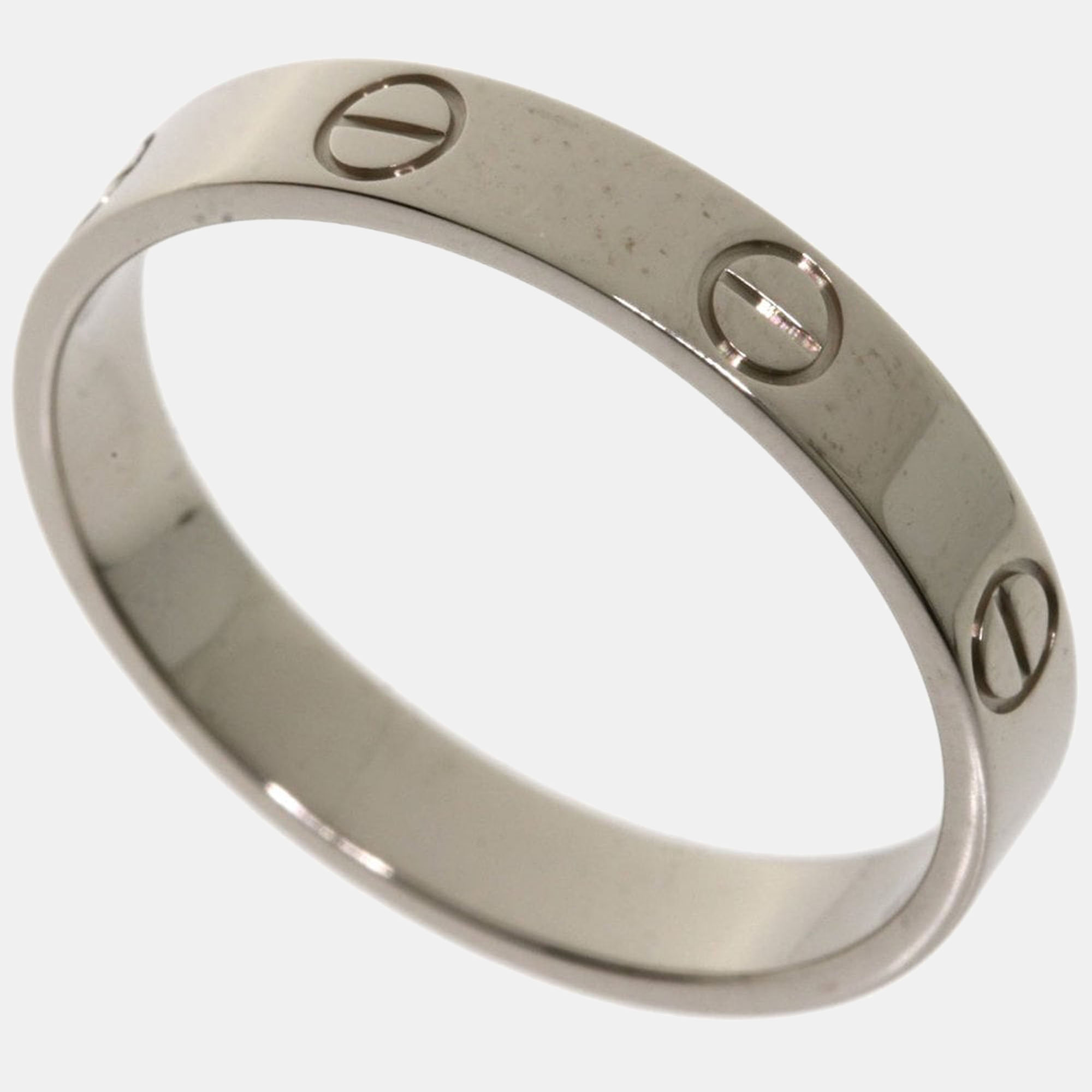 

Cartier Love 18K White Gold Ring EU 59