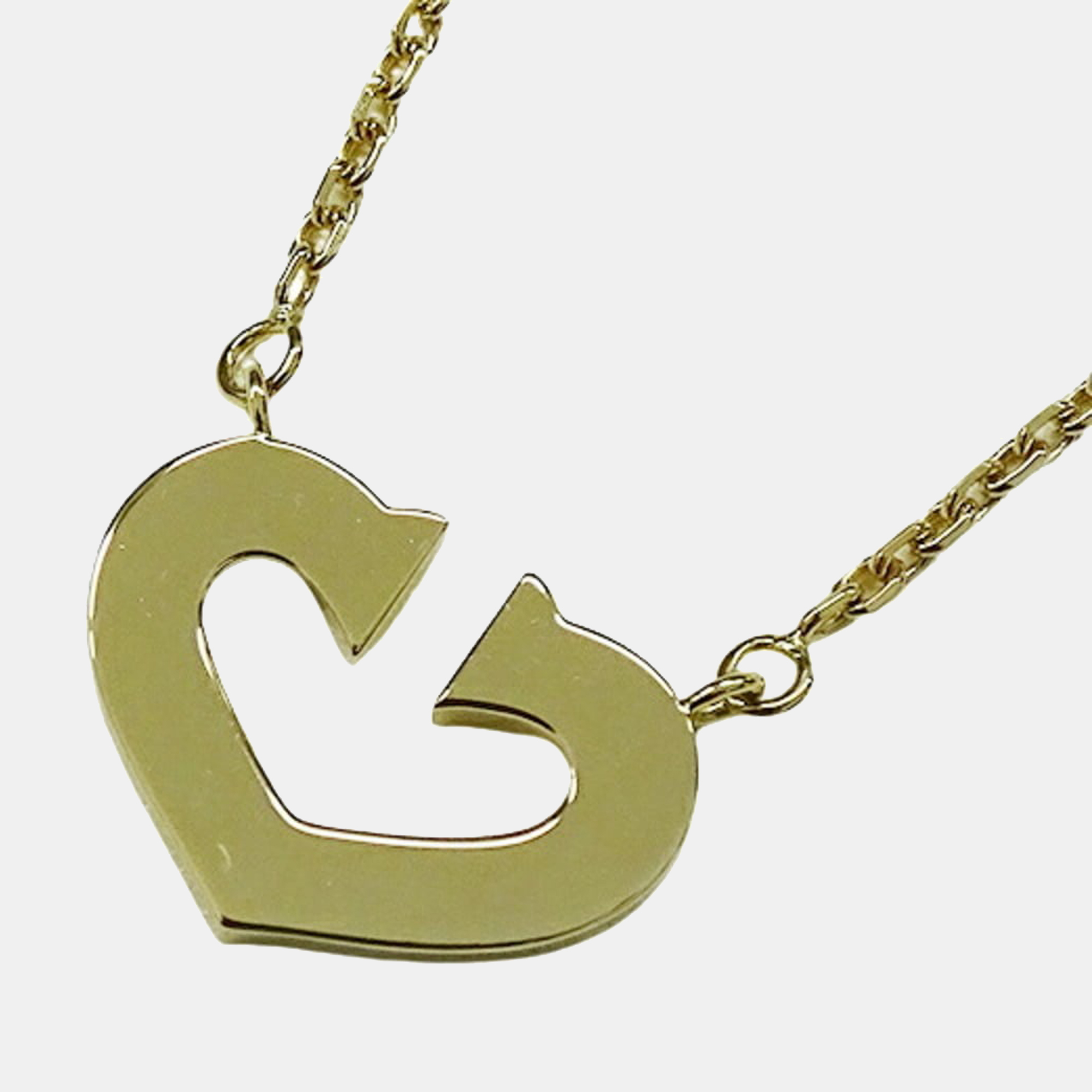 

Cartier Heart C 18K Yellow Gold Necklace