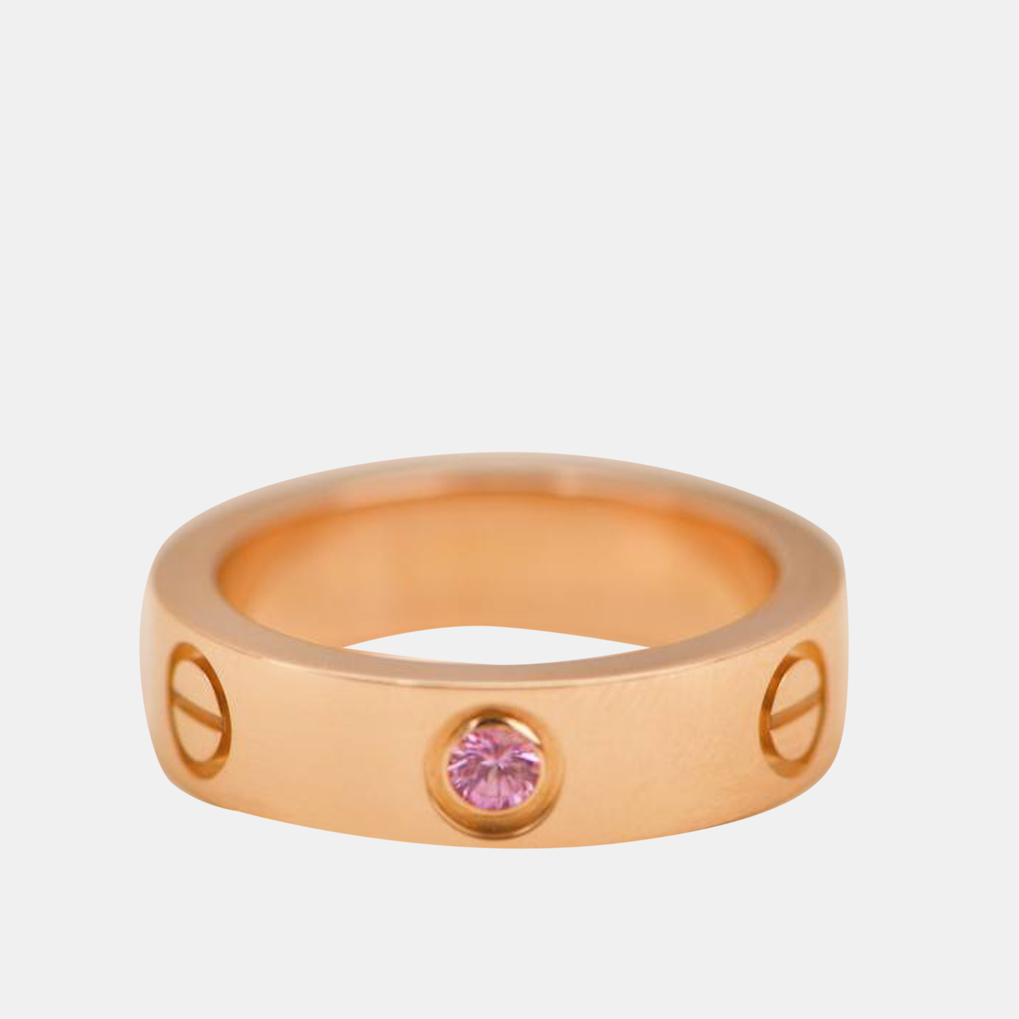 

Cartier LOVE Ring Rose Gold with Pink Sapphires Size