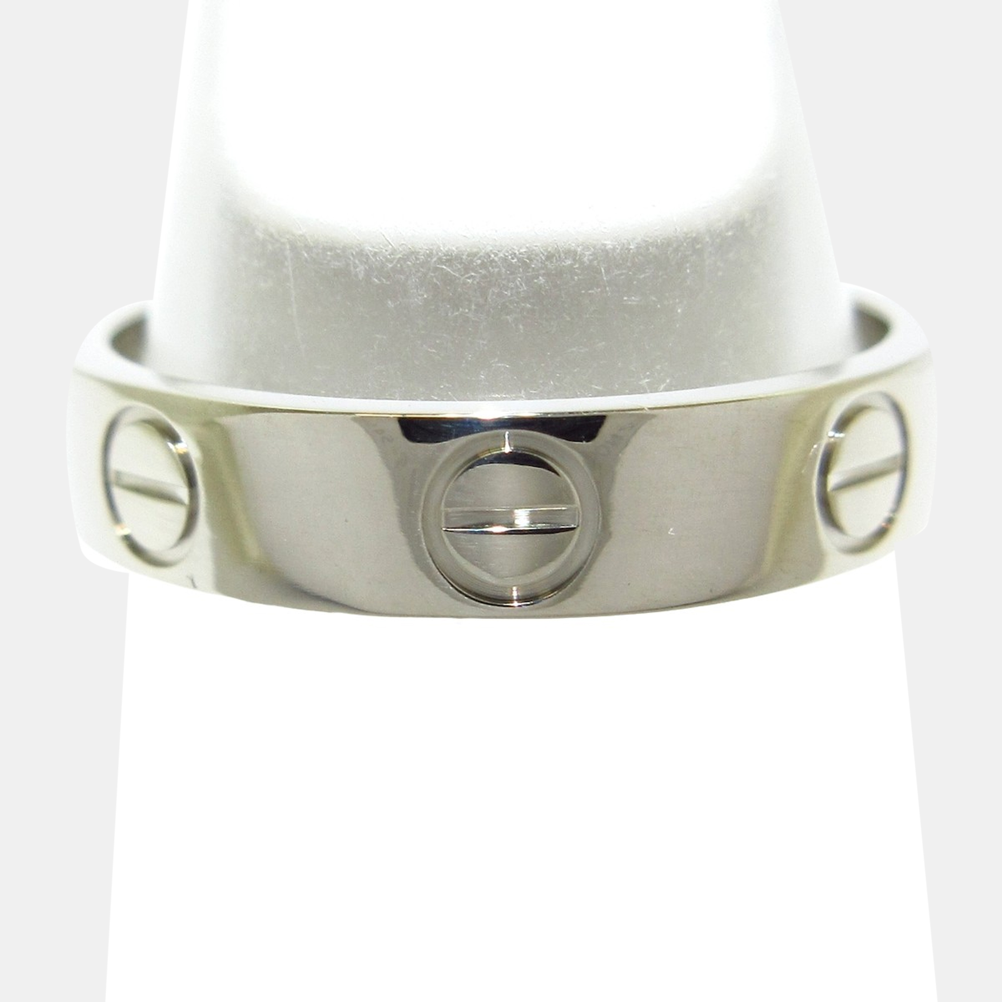 

Cartier Love 18K White Gold Ring EU 49