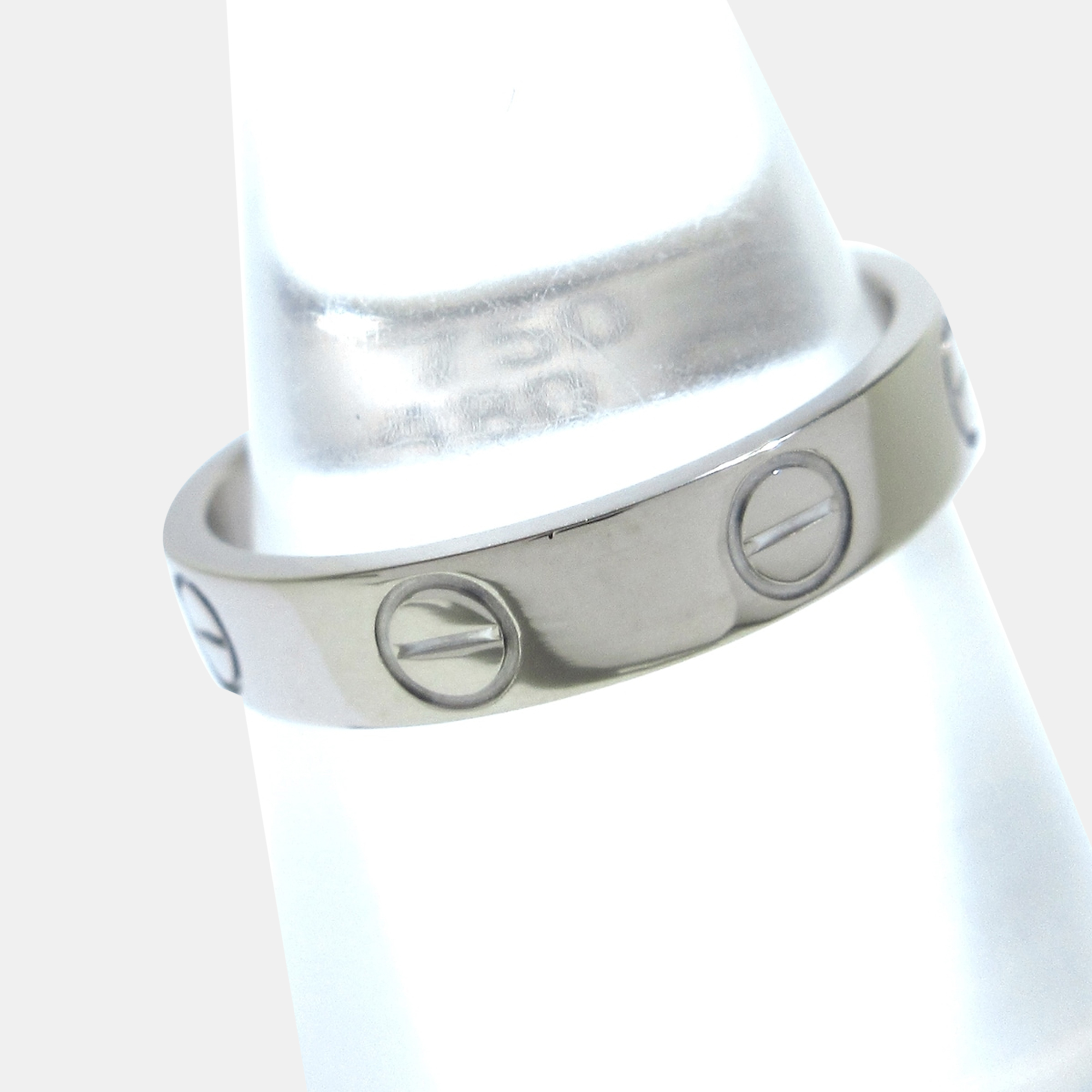 

Cartier Love 18K White Gold Ring EU 50