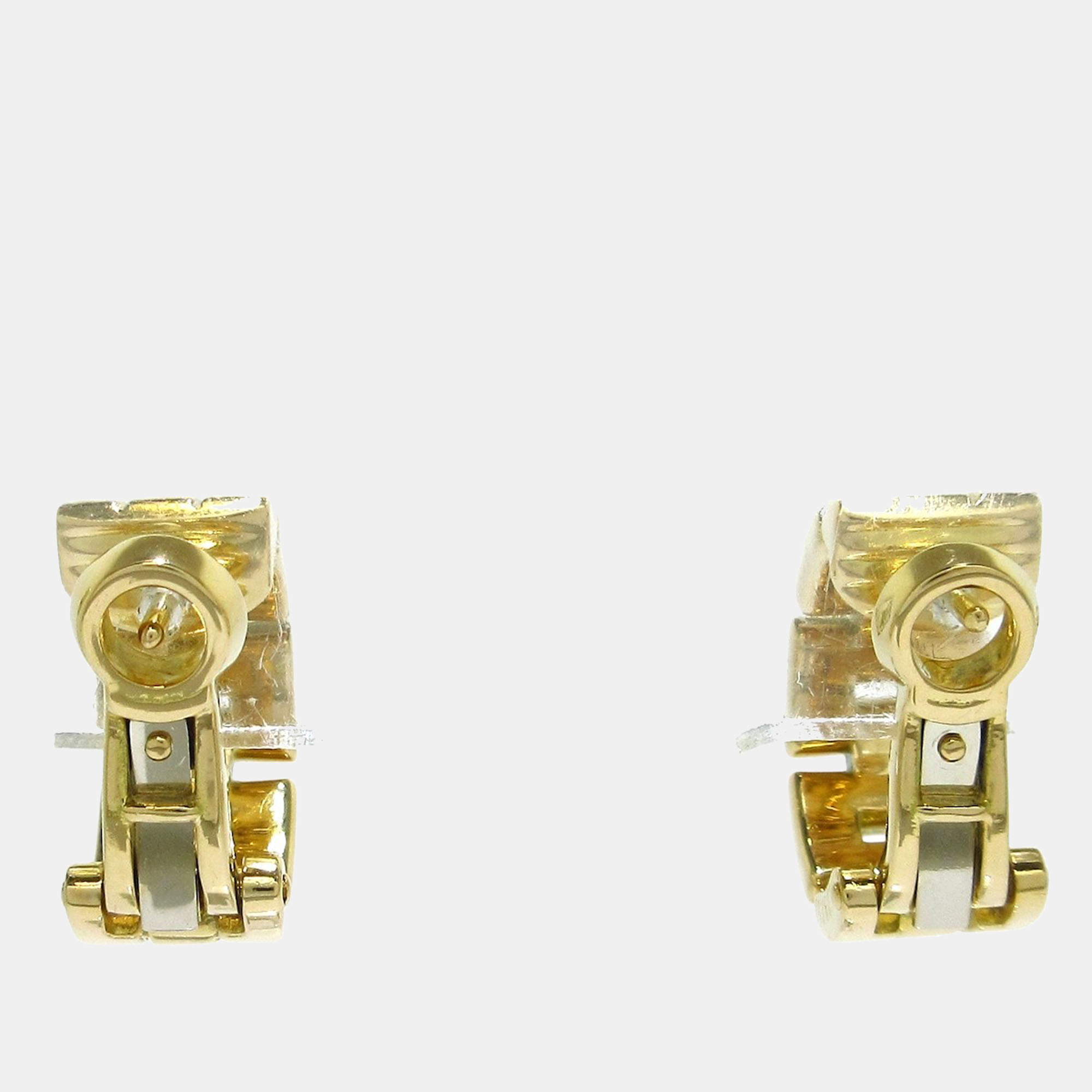 

Cartier Maillon Panthere 18K Yellow Gold Earrings