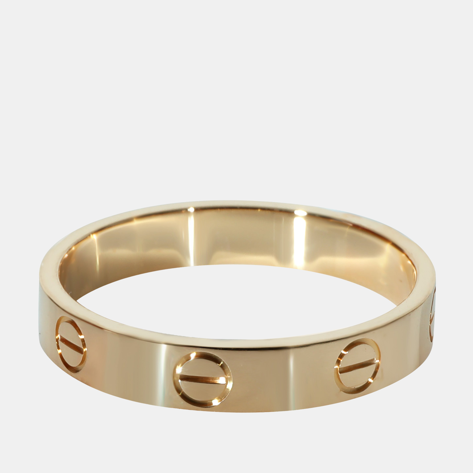 

Cartier Love Wedding Band in 18k Yellow Gold Ring US 8