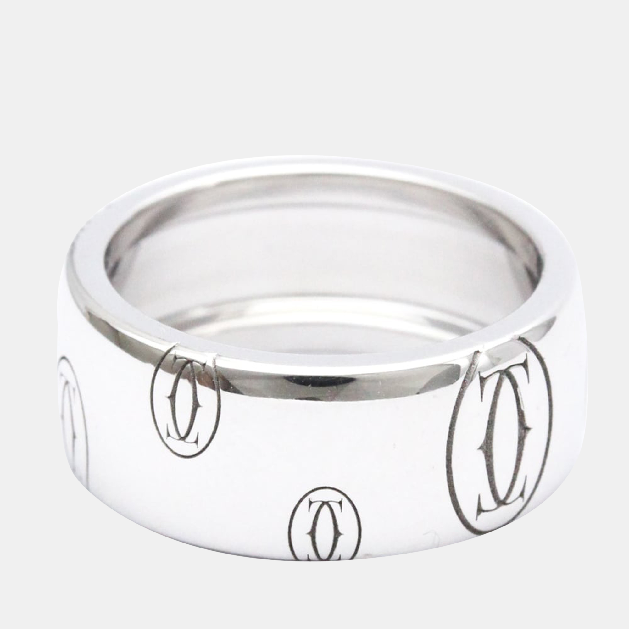 

Cartier Happy Birthday 18K White Gold Ring EU 50