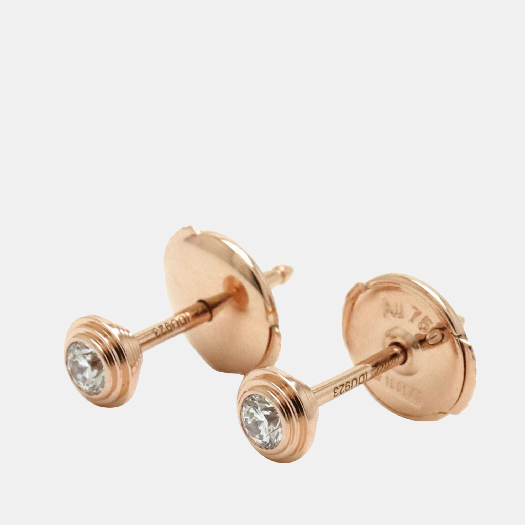 

Cartier Cartier d'Amour 18K Rose Gold Diamond Earrings