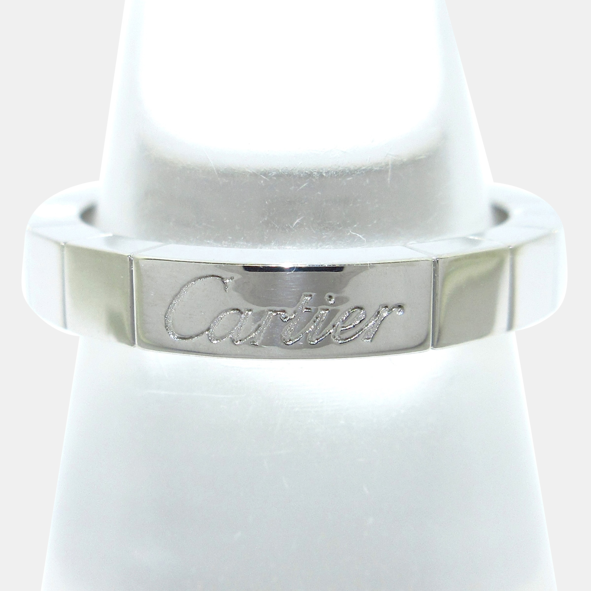 

Cartier Lanieres 18K White Gold Ring EU 50