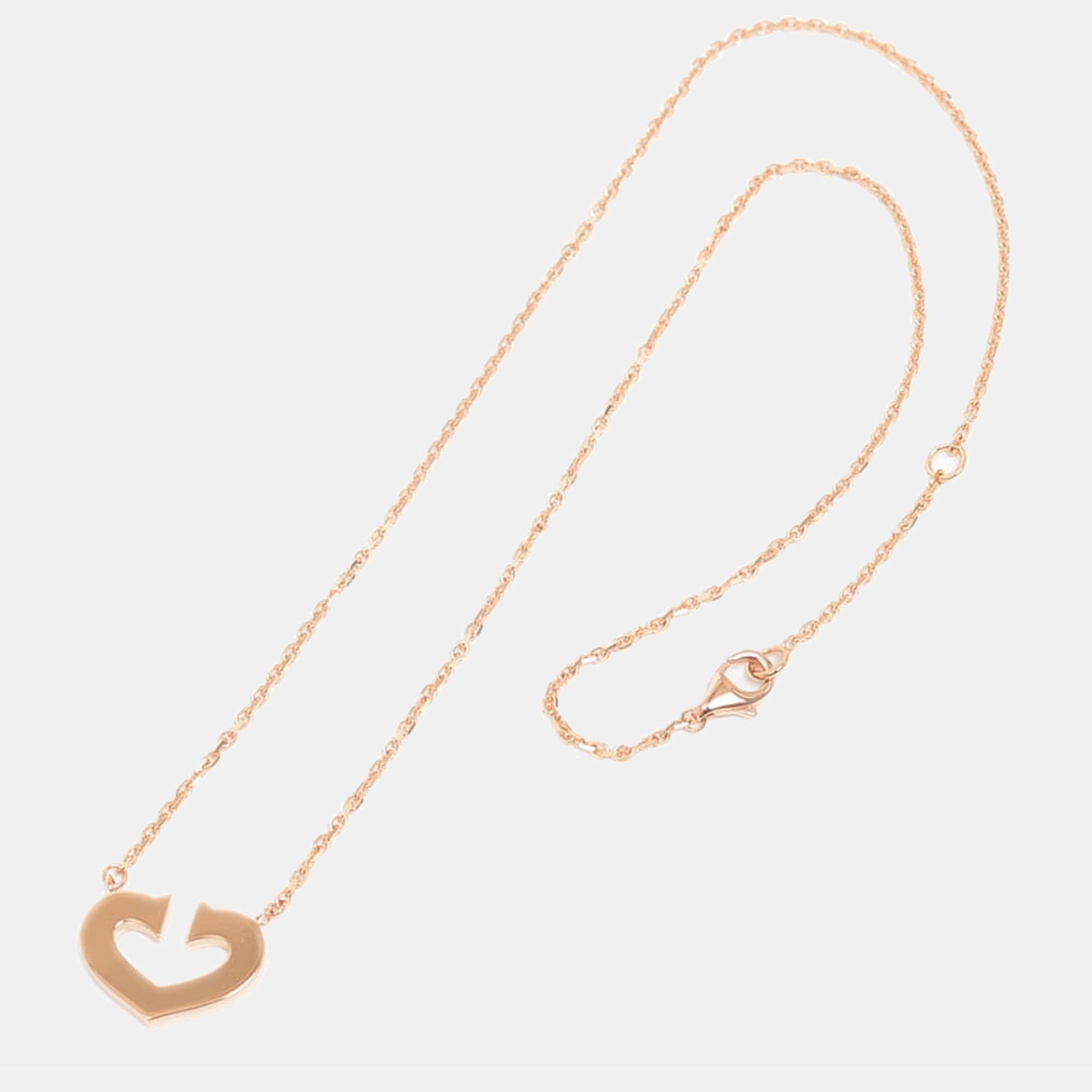 

Cartier Heart C 18K Rose Gold Necklace