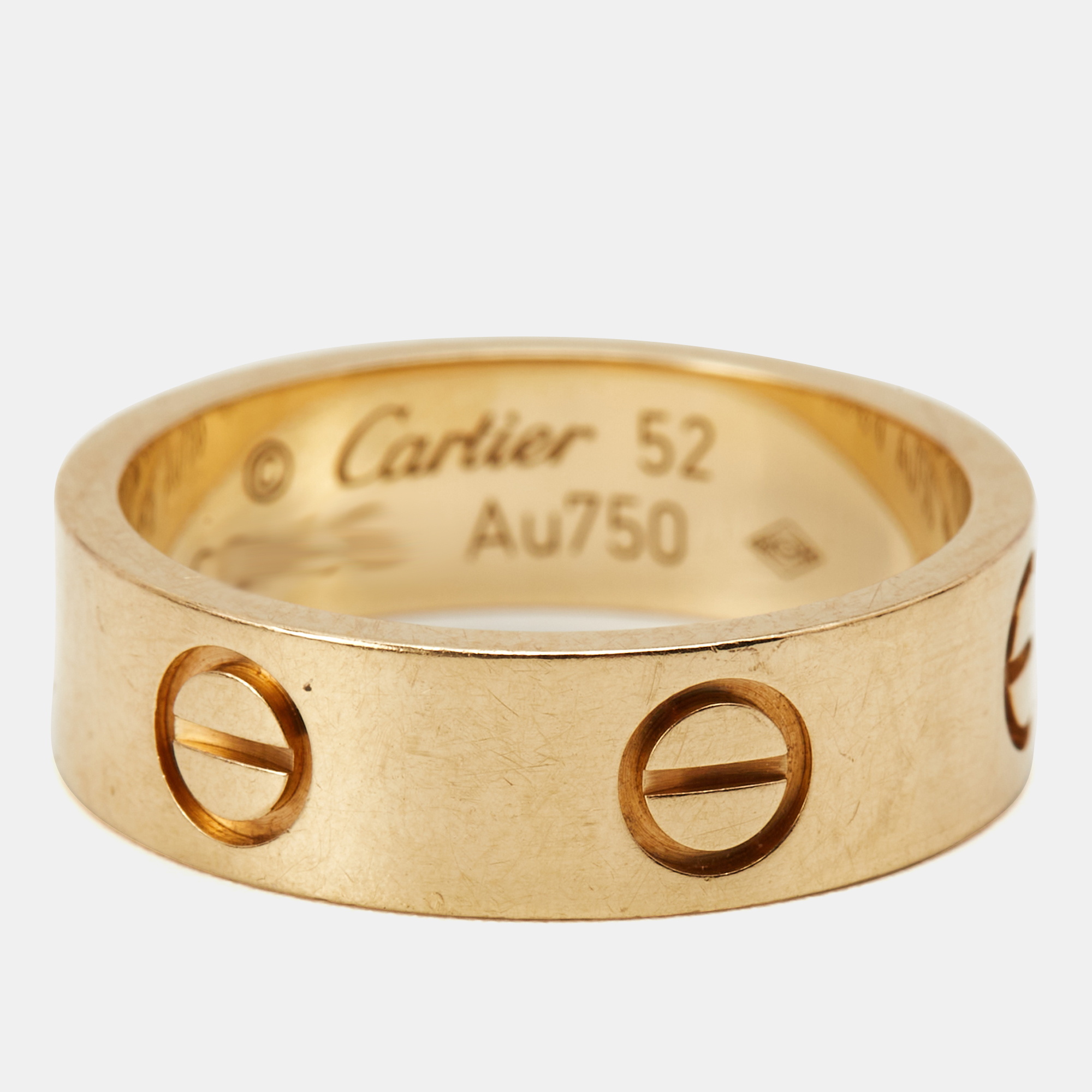 

Cartier Love 18k Yellow Gold Ring Size