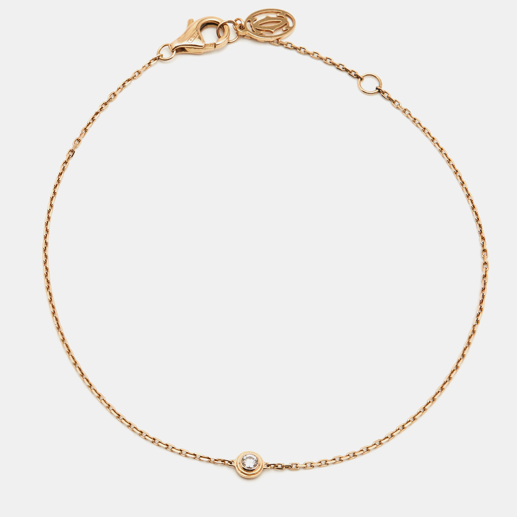 

Cartier D'amourDiamond 18k Rose Gold  Model Bracelet