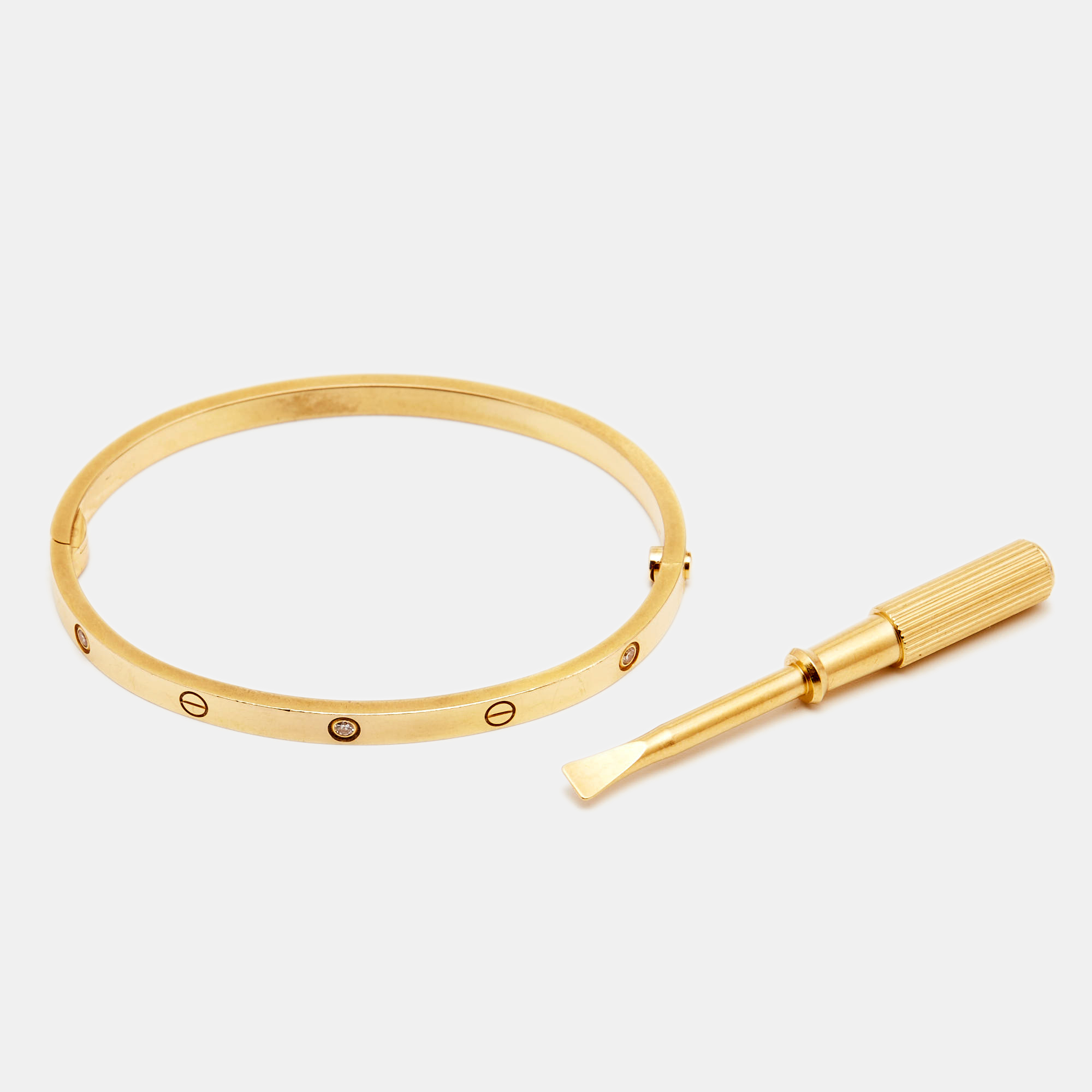 

Cartier Love 6 Diamonds 18k Yellow Gold Small Model Bracelet