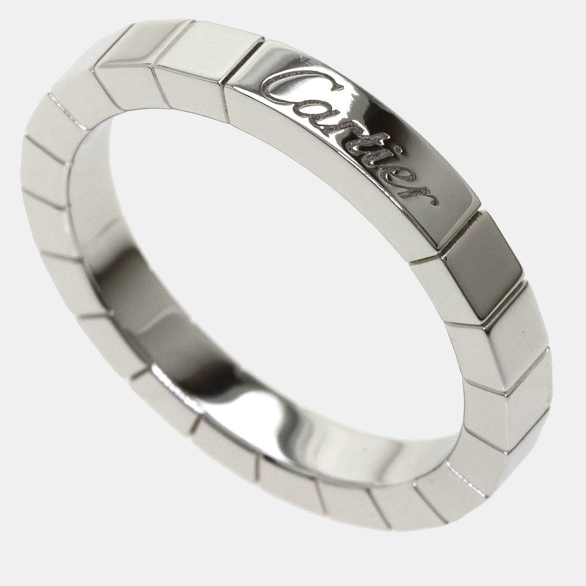

Cartier Lanieres 18K White Gold Ring EU 55