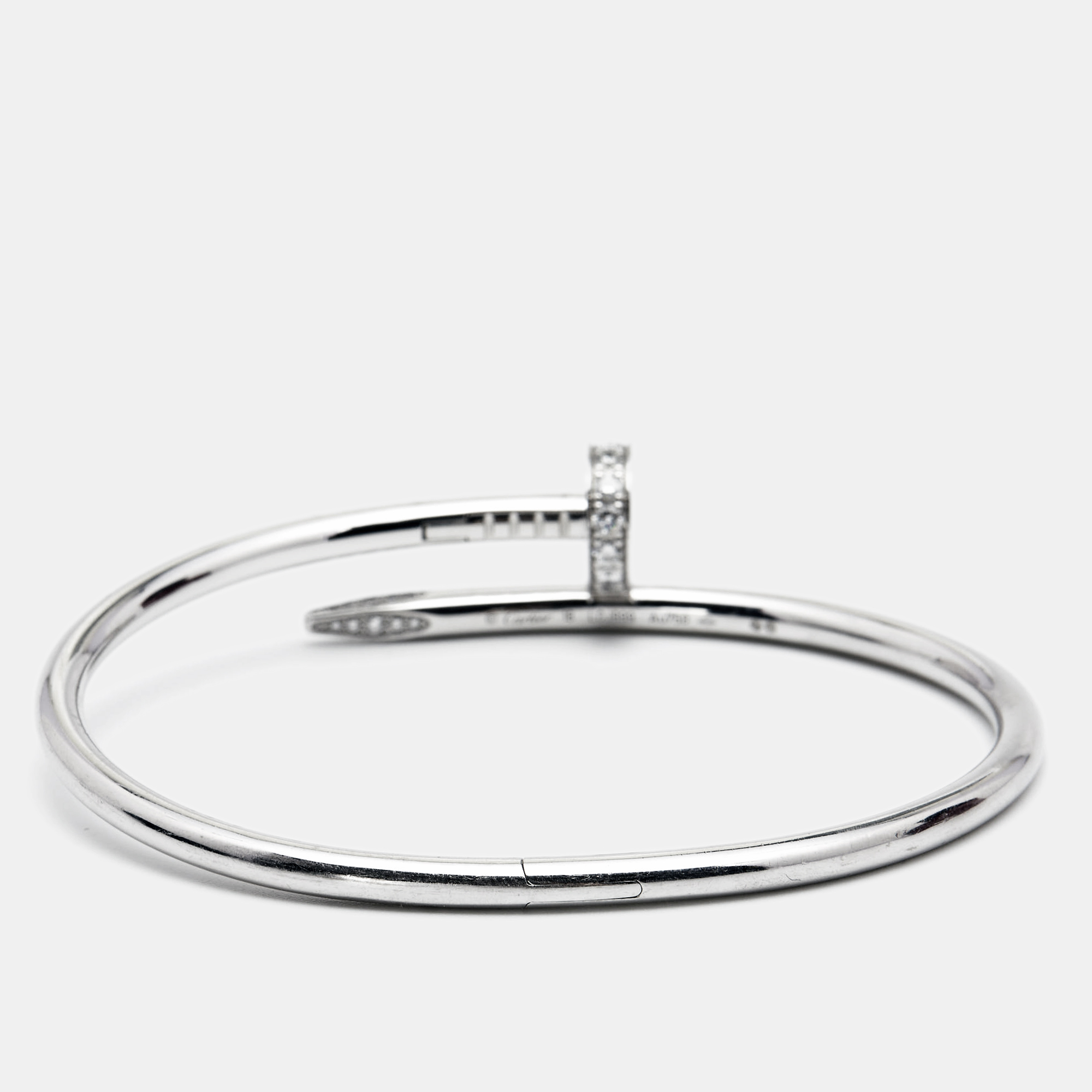 

Cartier Juste Un Clou Diamond 18k White Gold Bracelet 18