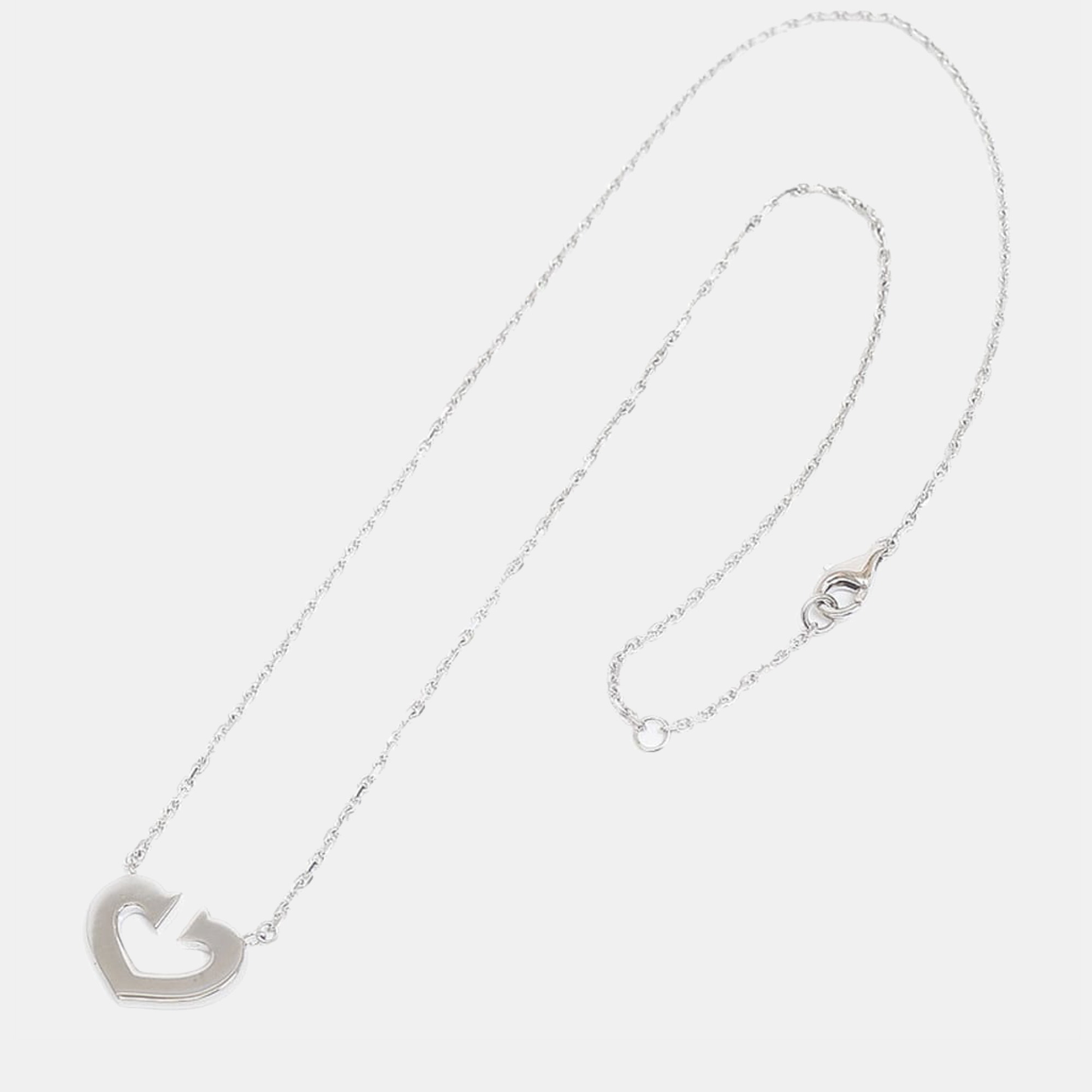 

Cartier C De Cartier 18K White Gold Necklace