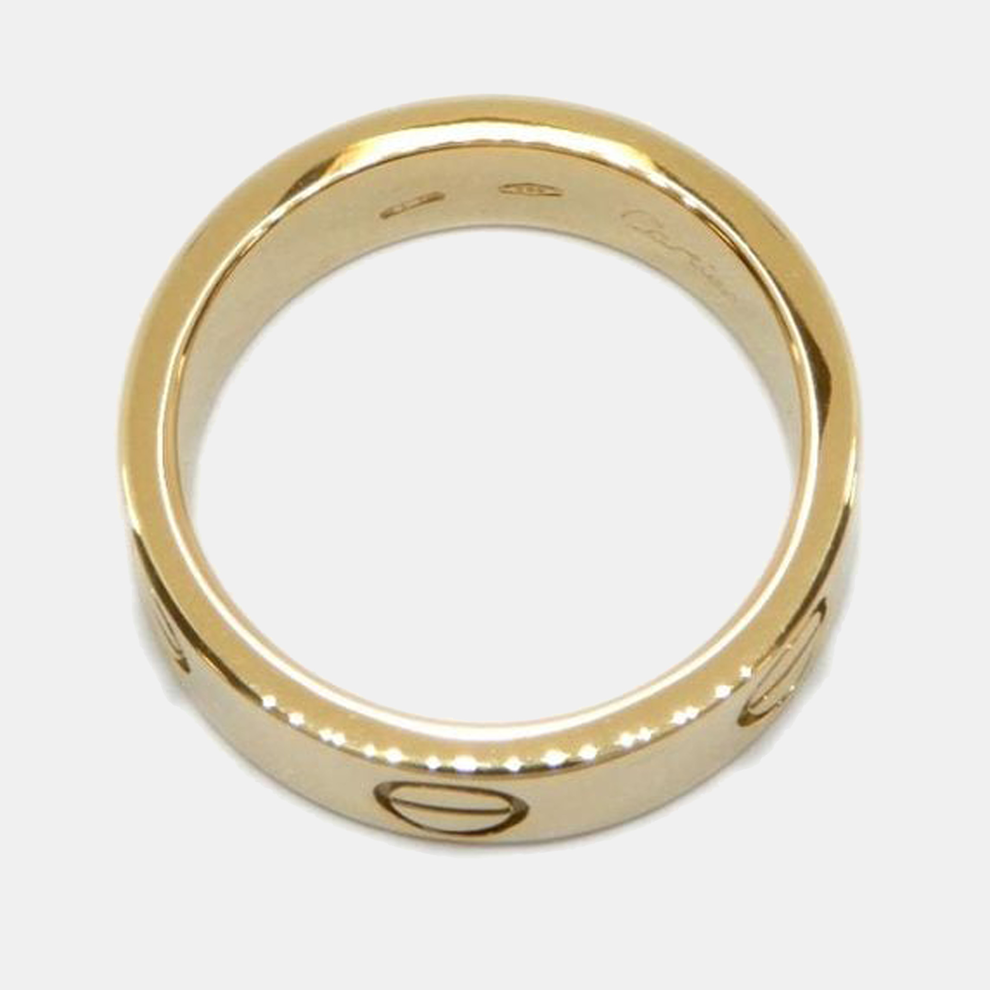 

Cartier Love 18K Yellow Gold Ring EU 51