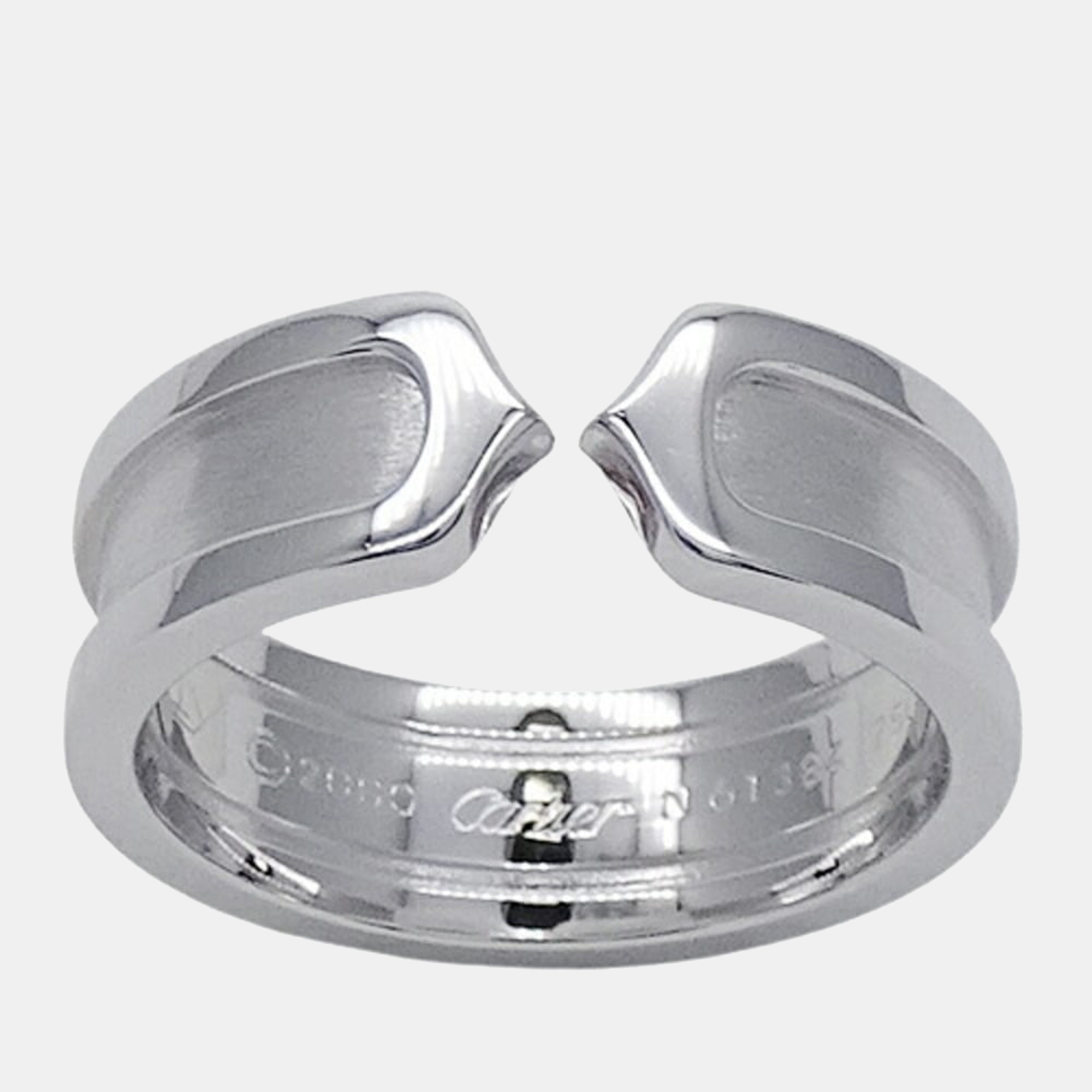 

Cartier C De Cartier 18K White Gold Ring EU 54