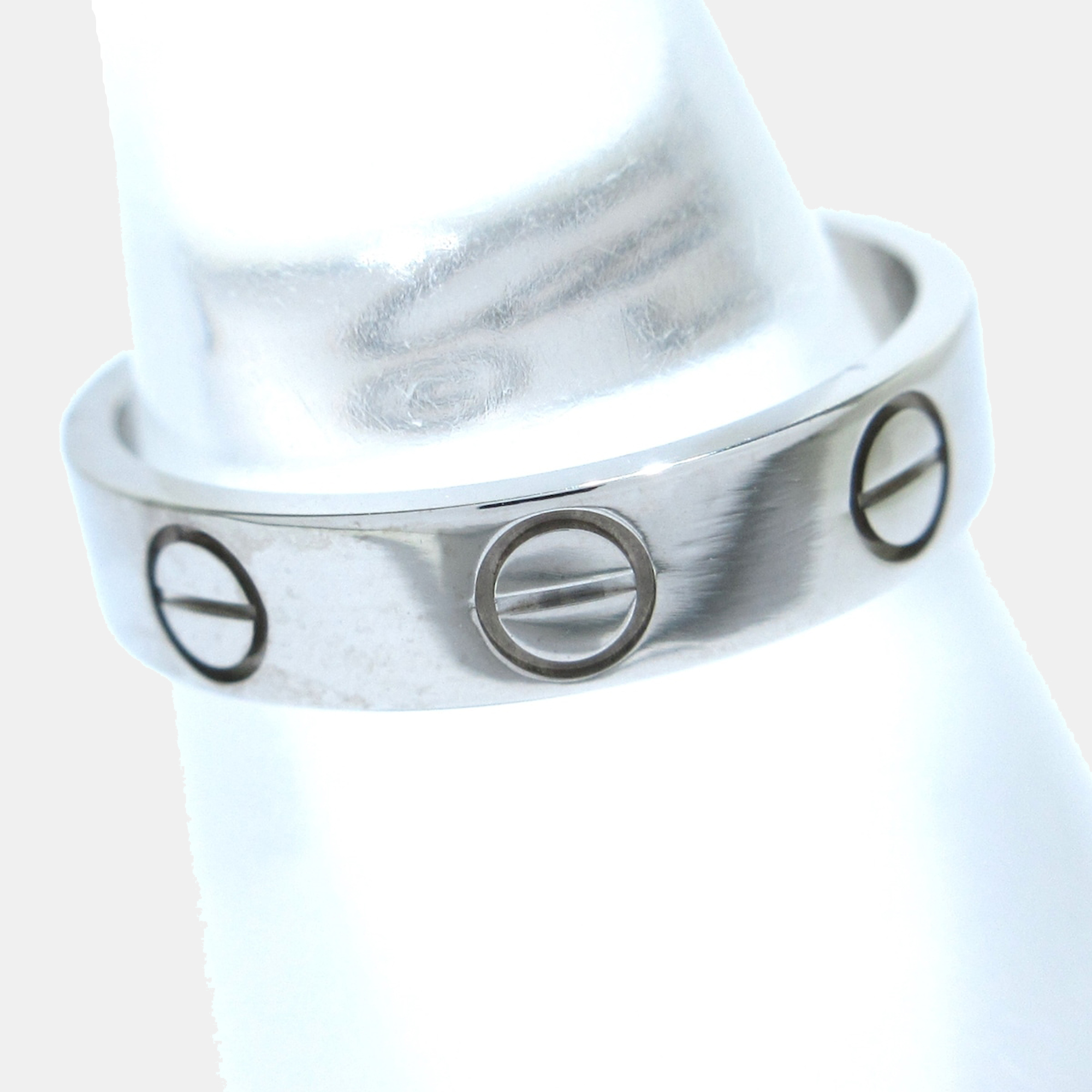 

Cartier Love 18K White Gold Ring EU 46