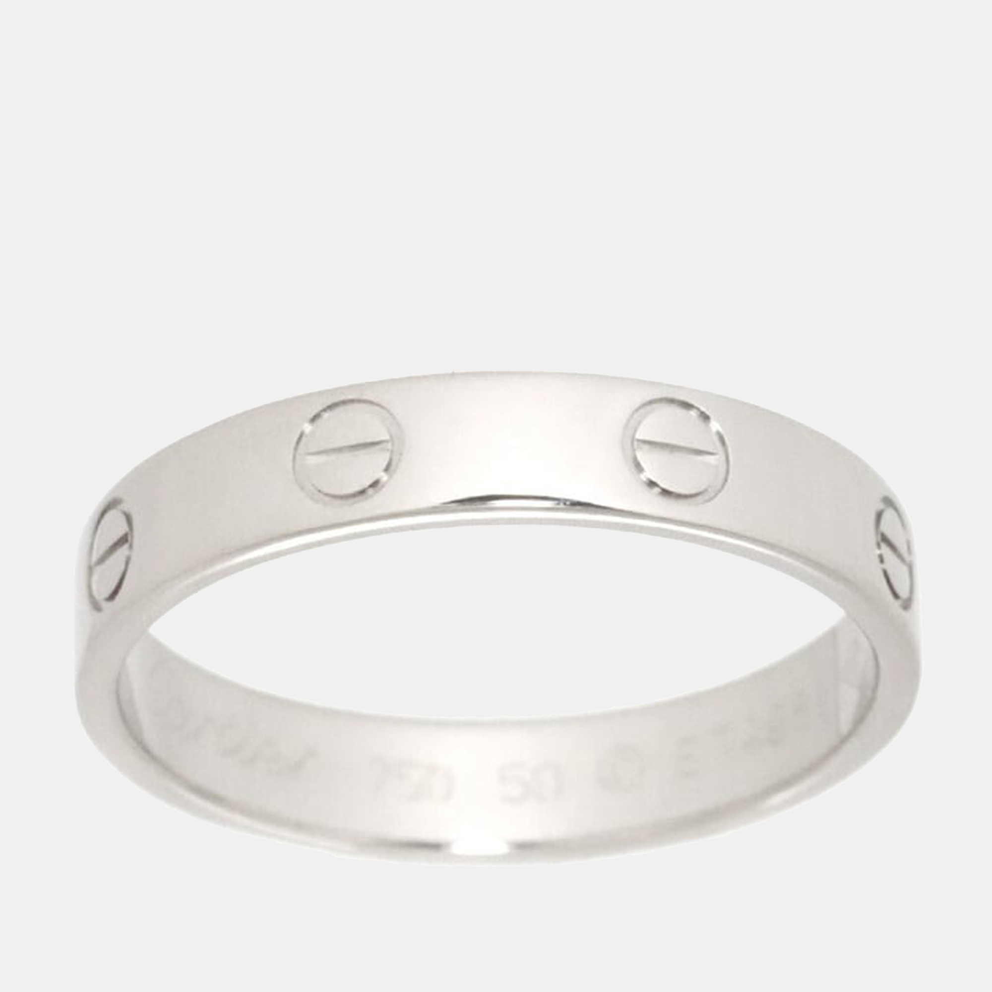 

Cartier Love 18K White Gold Ring EU 59